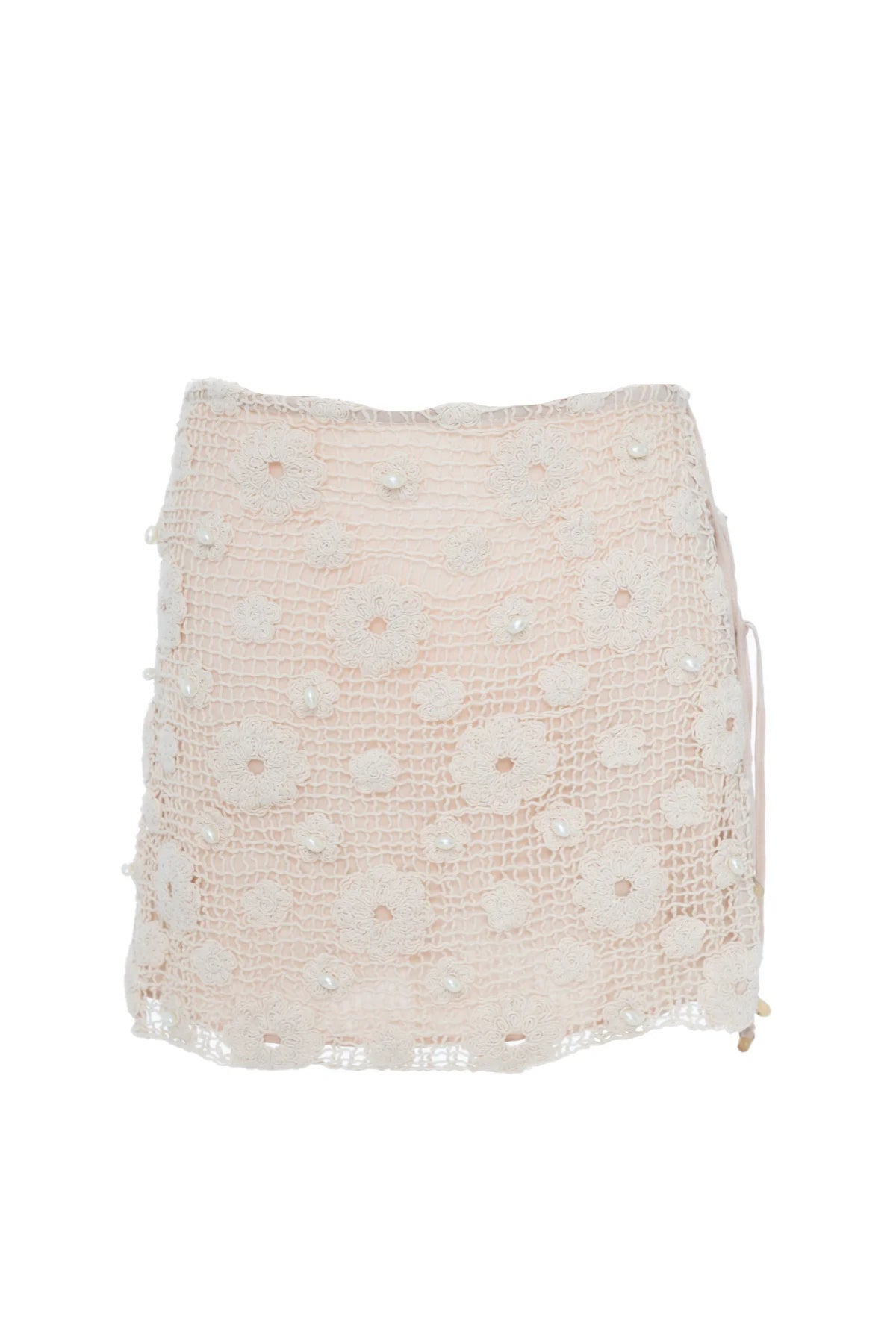 Mini Falda Tejida Flor Copacabana