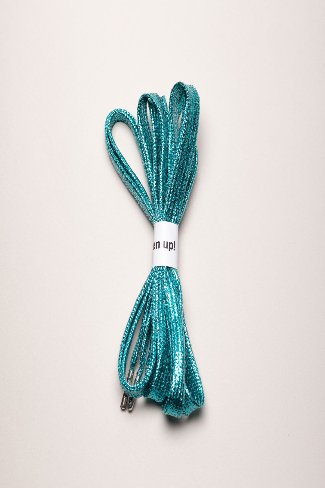 Cordón Aguamarina Glitter