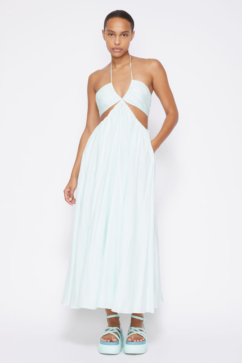 Midi Vestido Cover Up Anita Pearl Trim