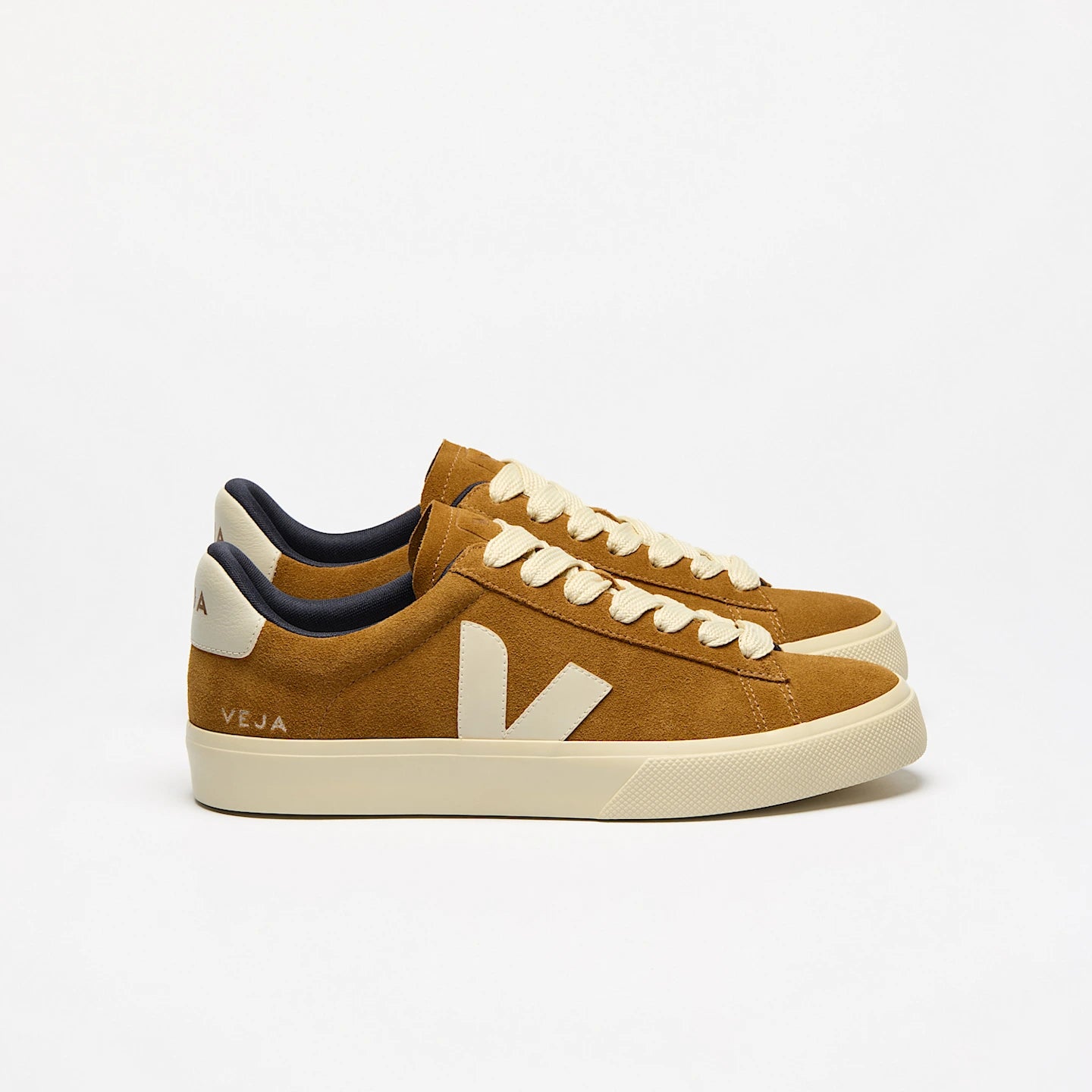 Tenis Veja De Hombre Campo Bold Suede Camel Pierre