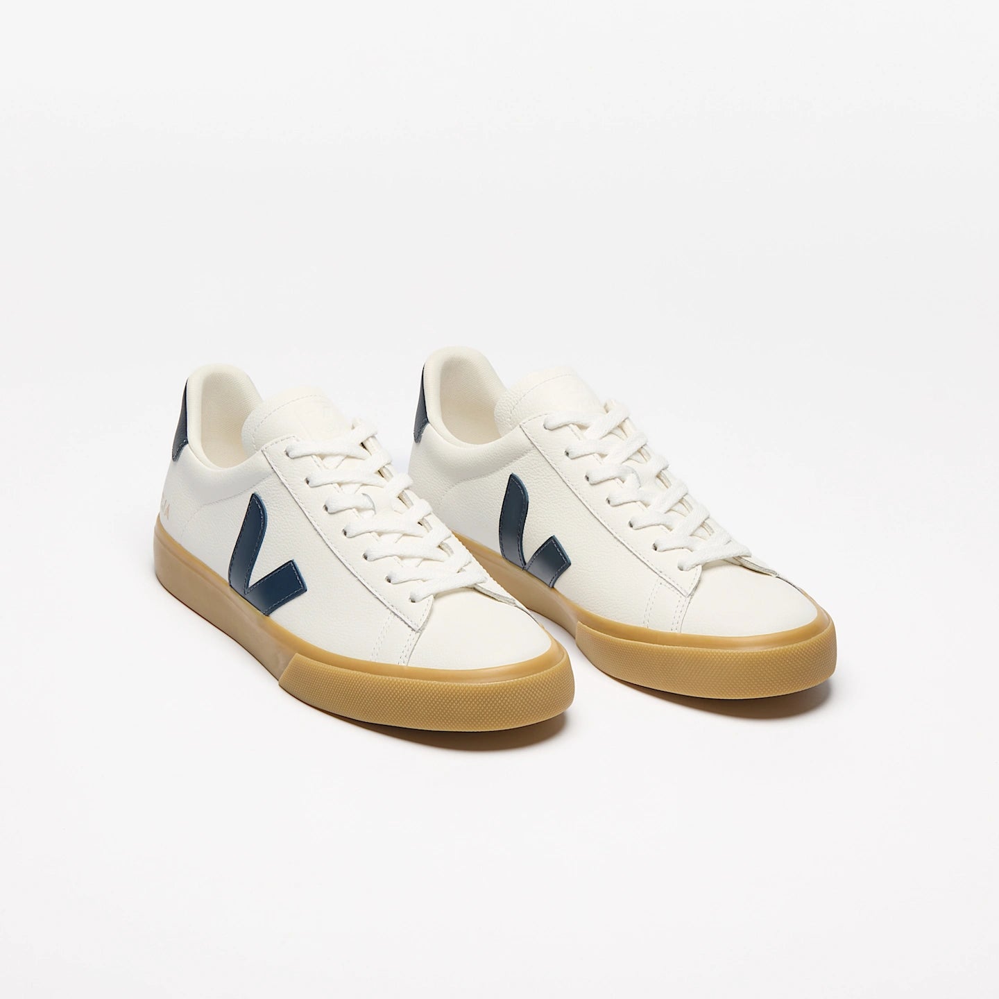 Tenis Veja De Mujer Campo Leather White Nautico Natural