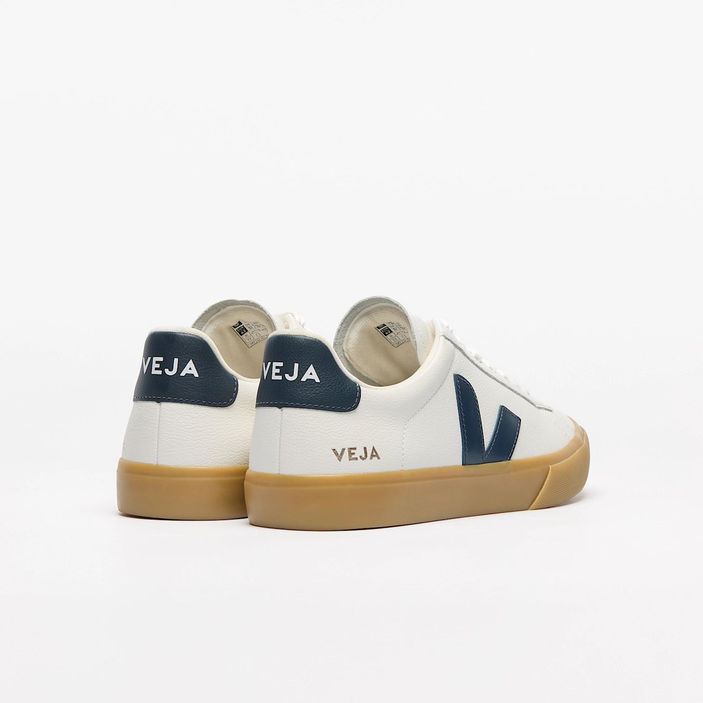 Tenis Veja De Mujer Campo Leather White Nautico Natural