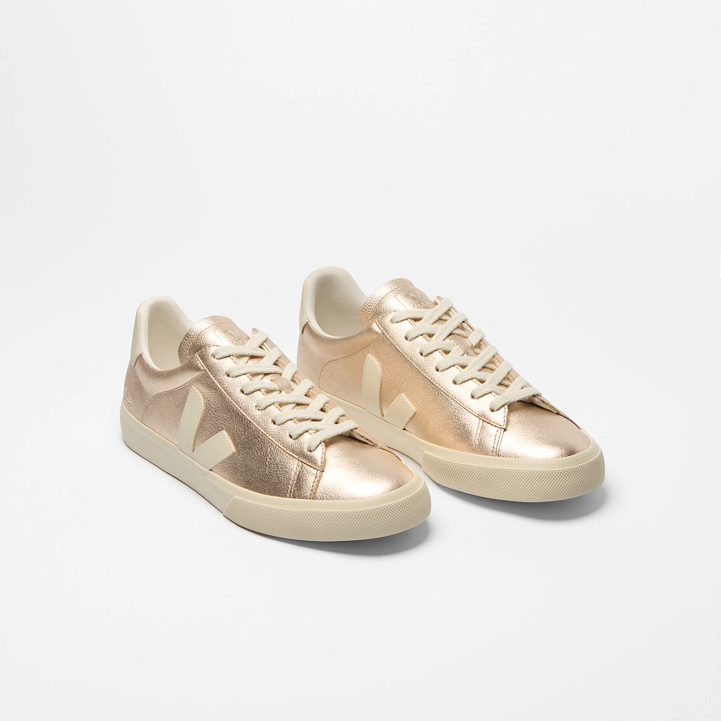 Tenis Veja De Mujer Campo Leather Platine Pierre