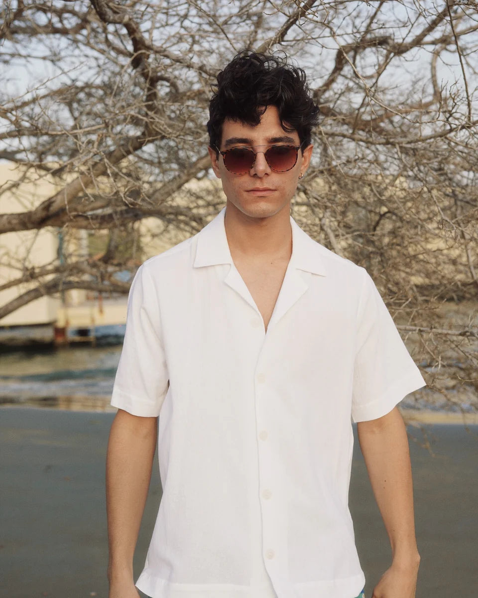 Camisa Portofino White Cotton