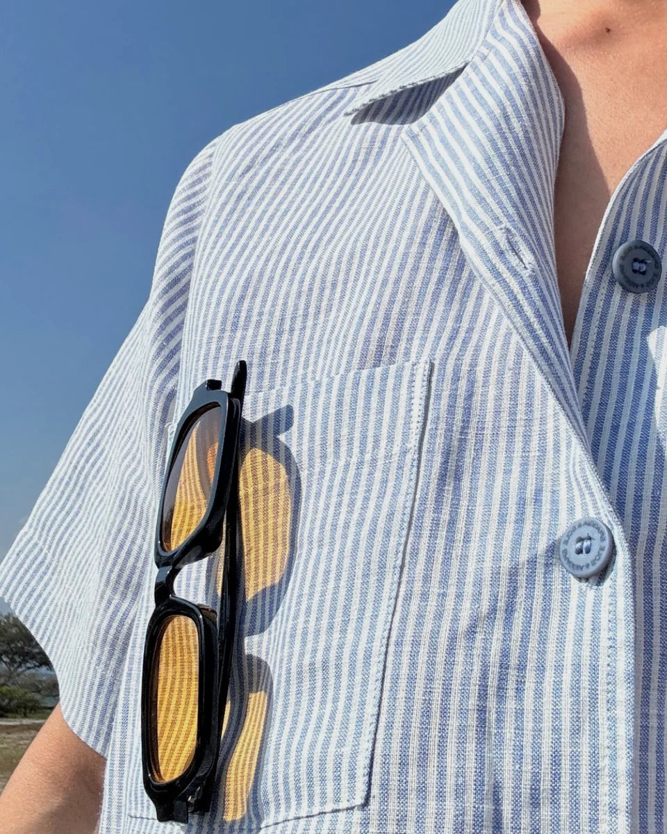 Camisa Portofino Blue Stripe