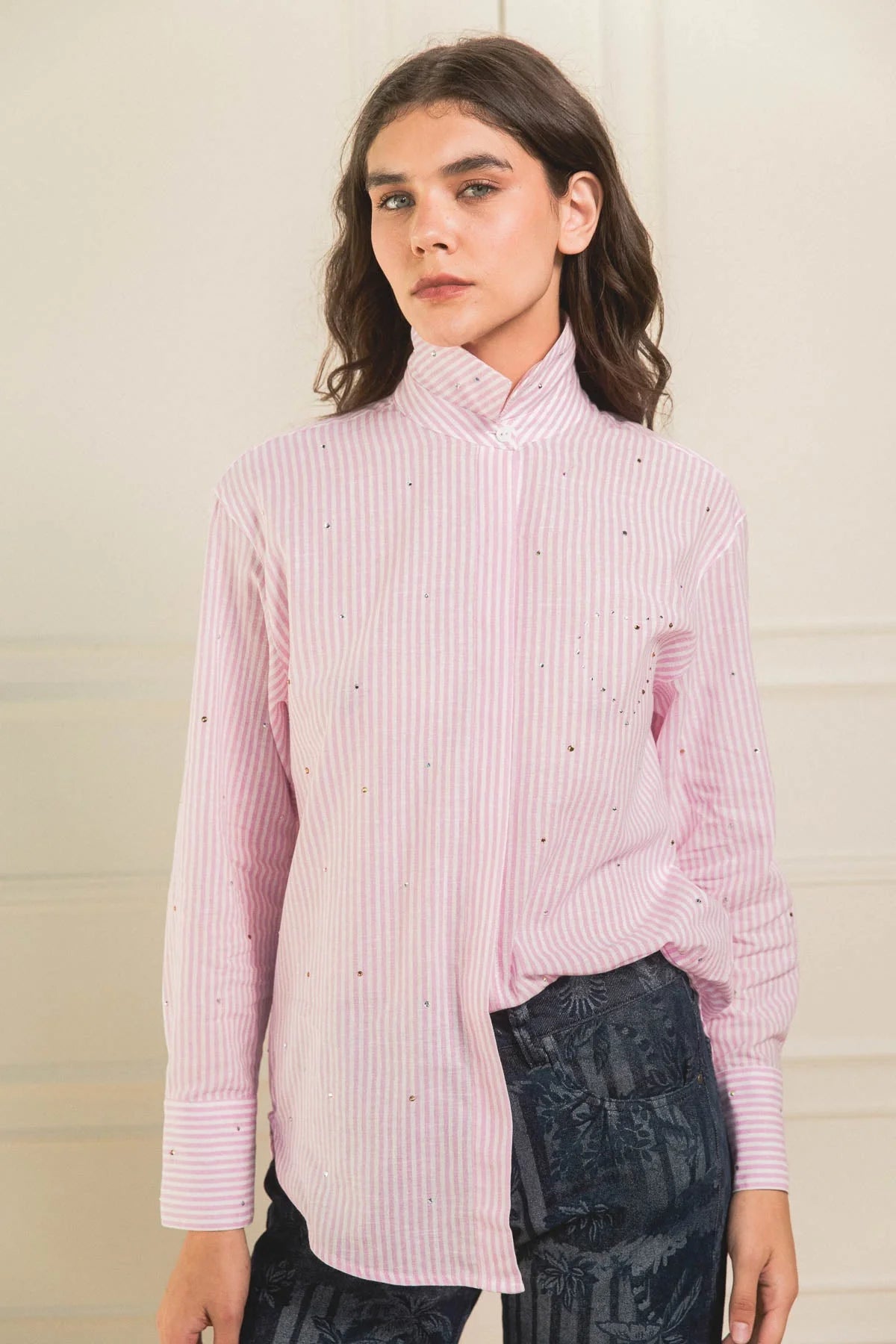 Camisa Shinny Heart Hot