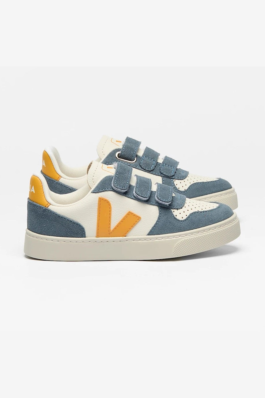 Tenis Veja Kids V-10 Leather Pure Ouro California