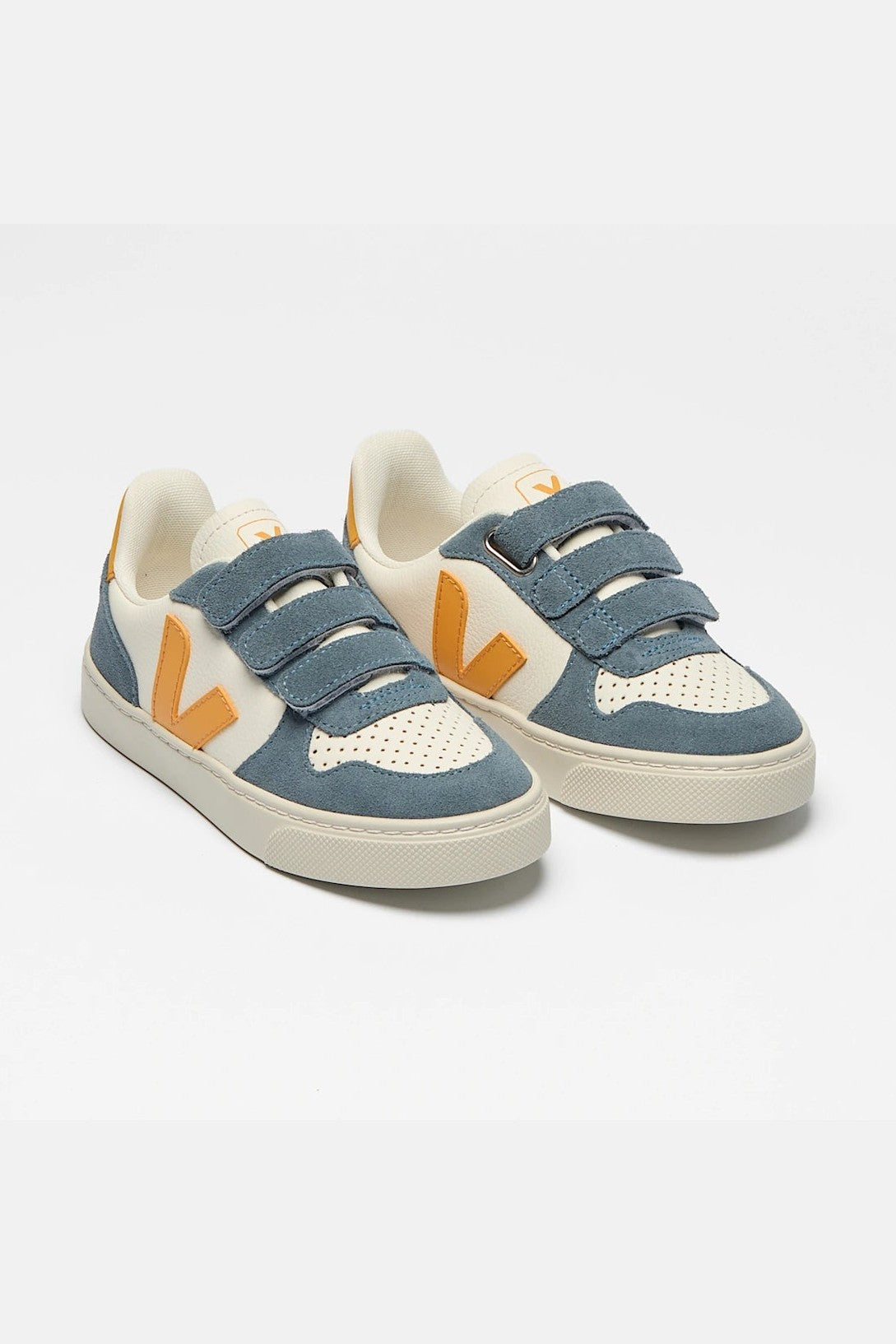 Tenis Veja Kids V-10 Leather Pure Ouro California