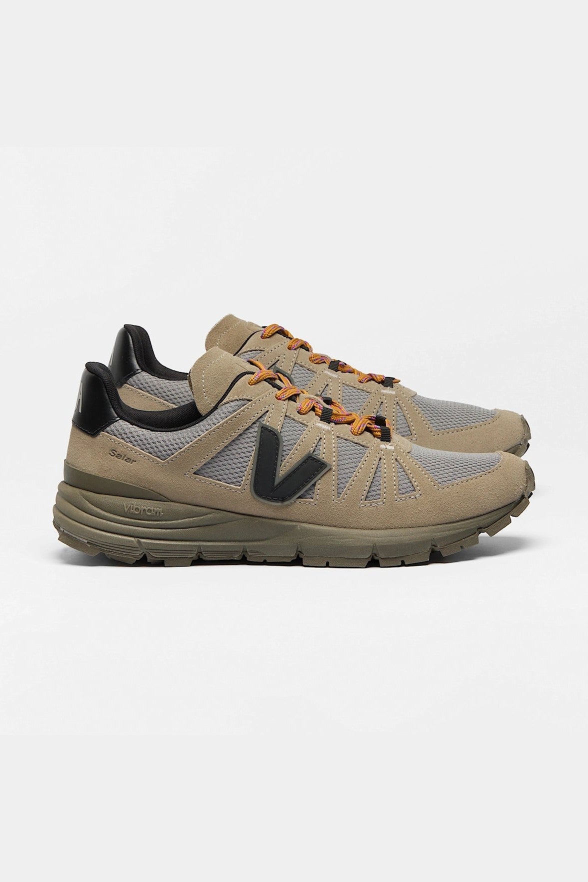 Tenis Veja De Hombre Salar Alveomesh Ardoise Taupe Negro