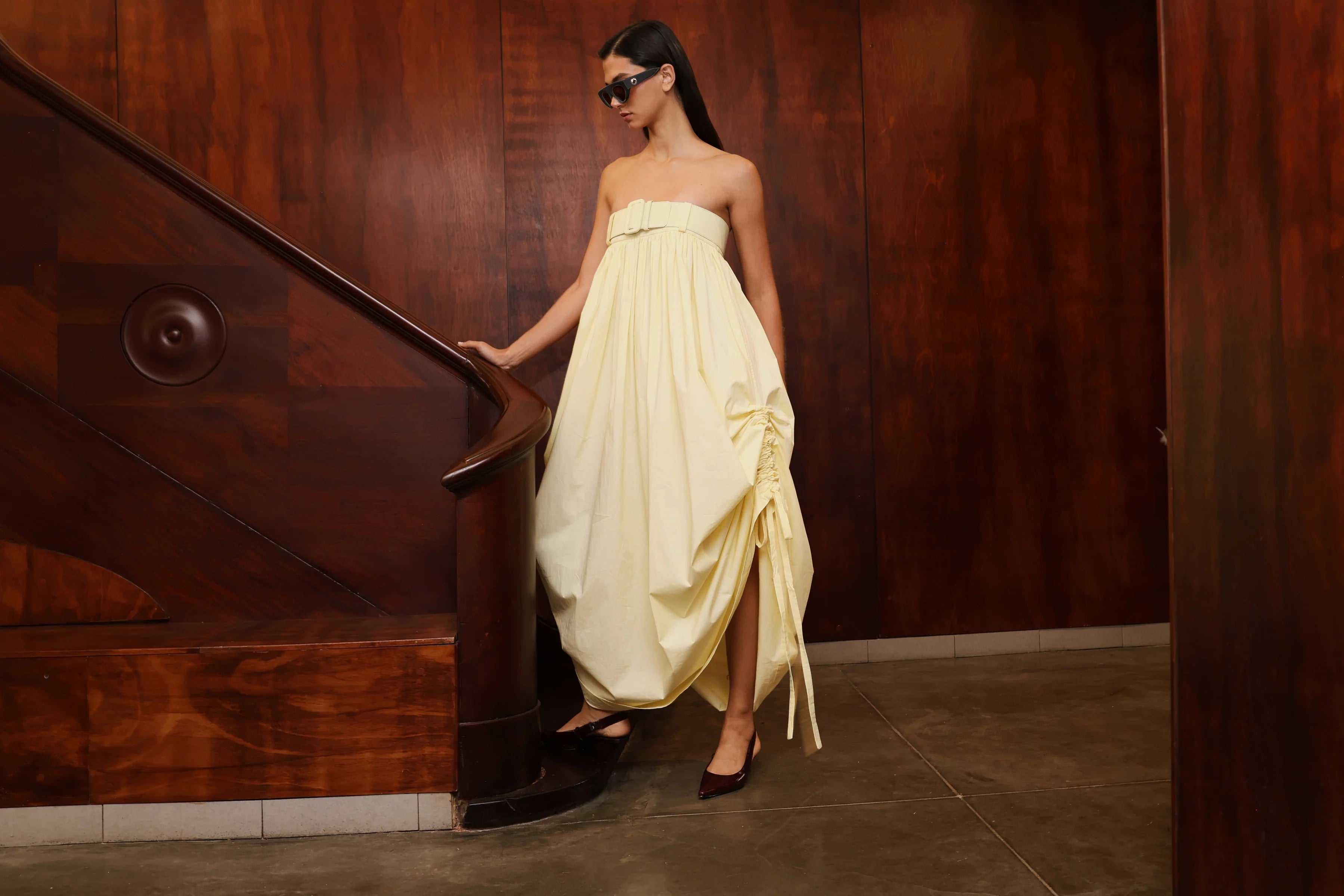 Maxi Vestido Balloon Poplin
