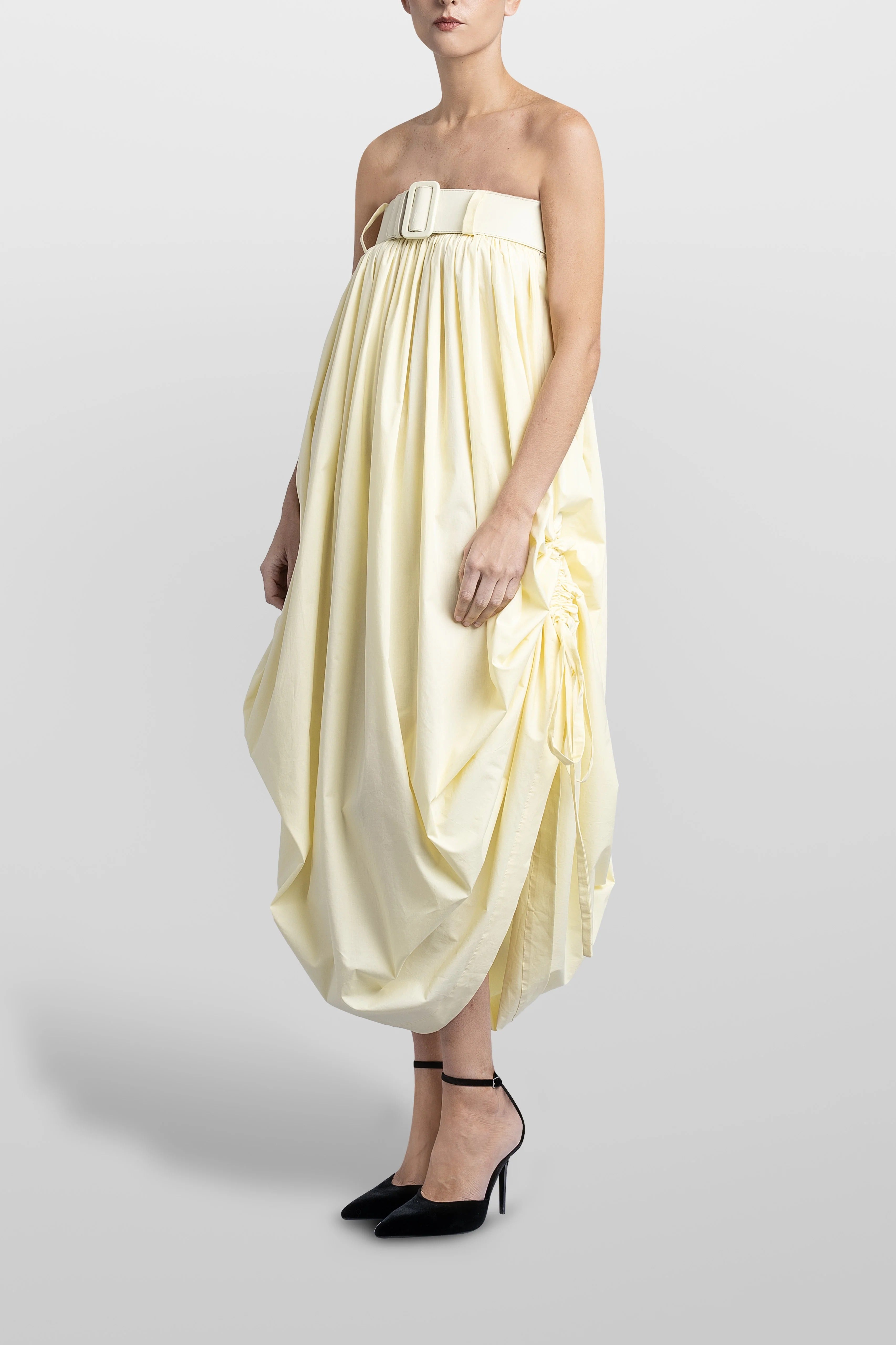Maxi Vestido Balloon Poplin