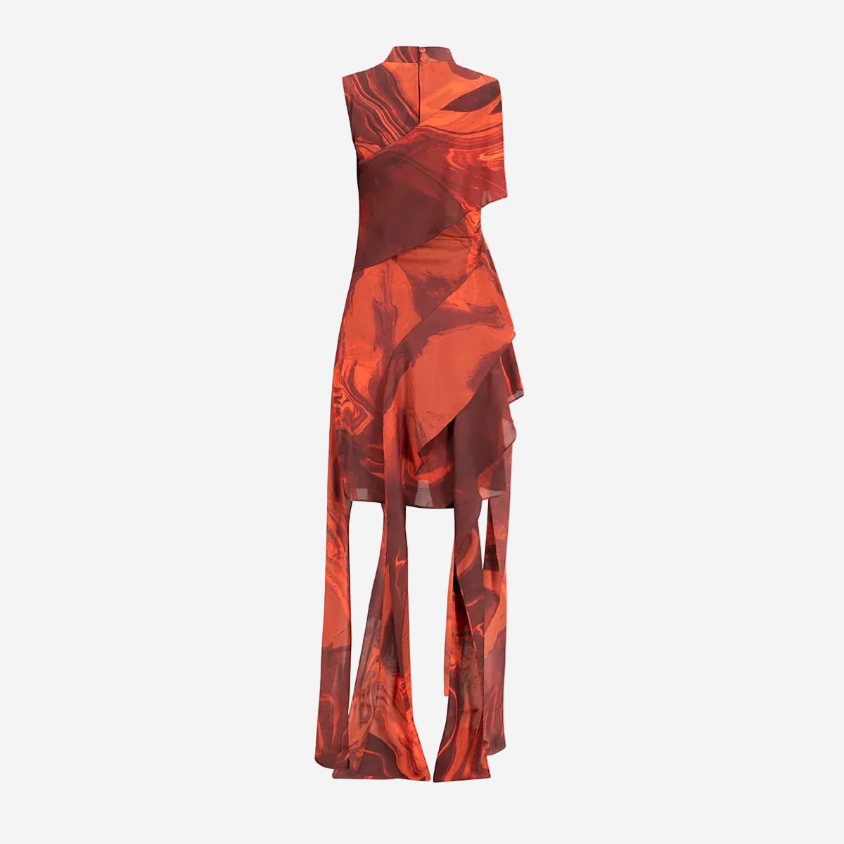 Mini Vestido Volante Printed