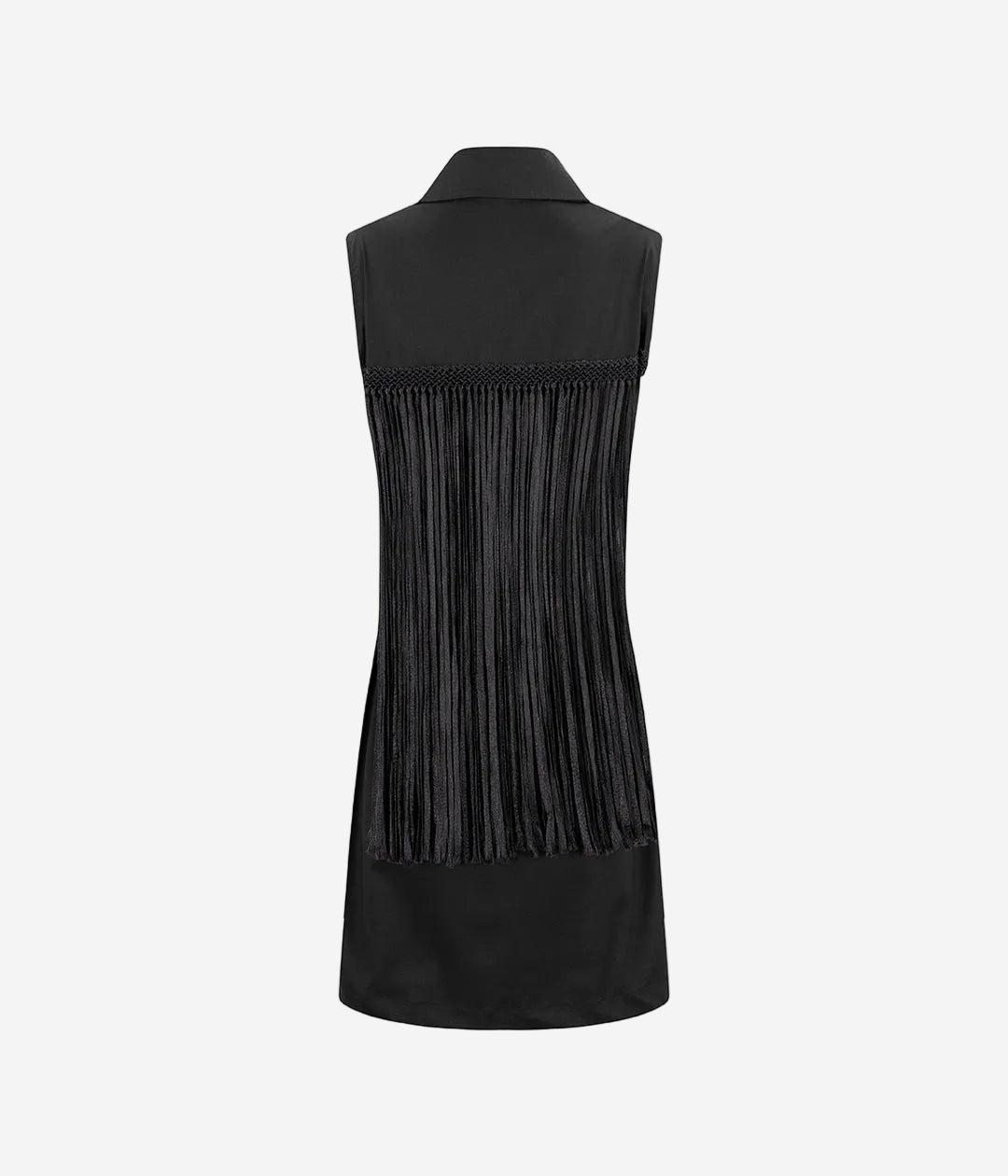 Mini Vestido Macrame Sahariana