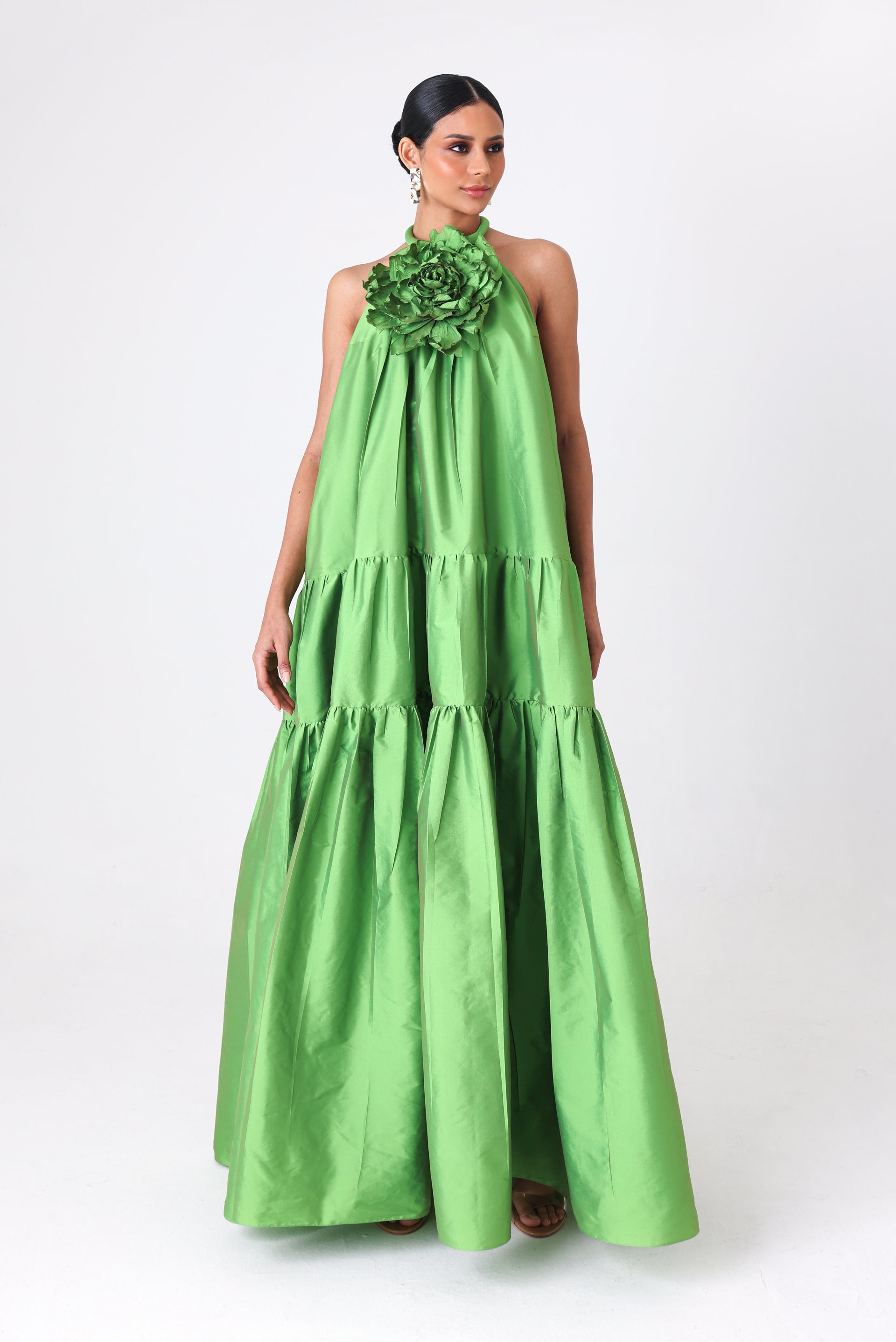 Maxi Vestido Nopal Verde