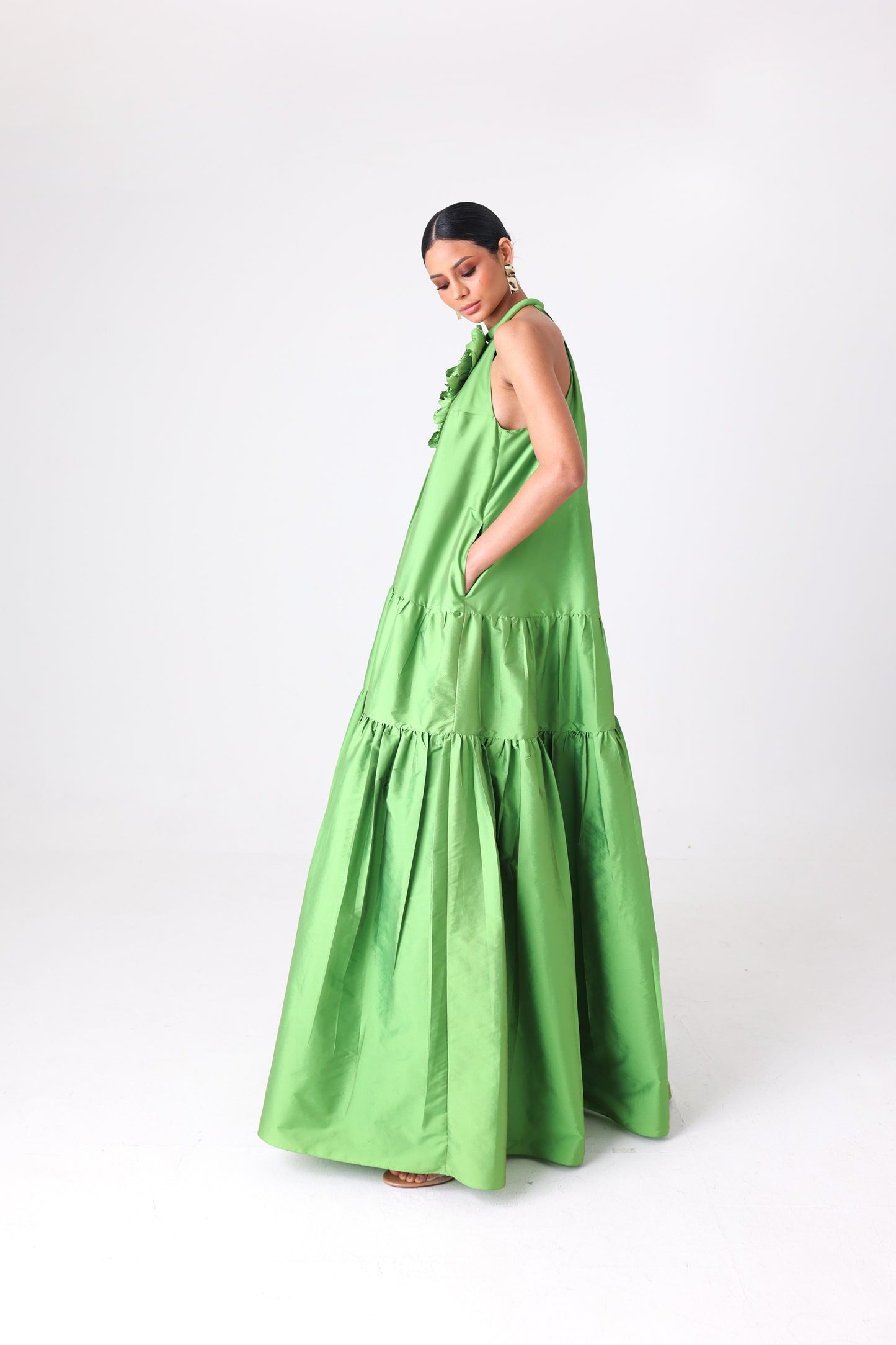 Maxi Vestido Nopal Verde