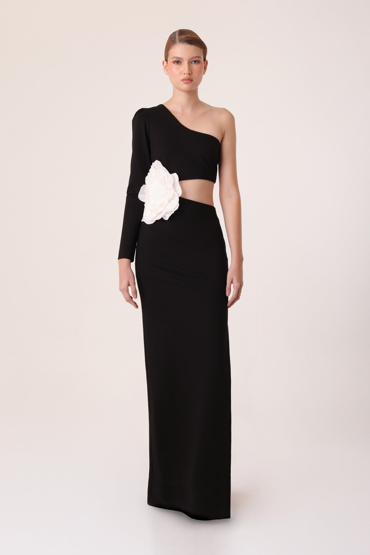 Maxi Vestido Azalea Negroivory