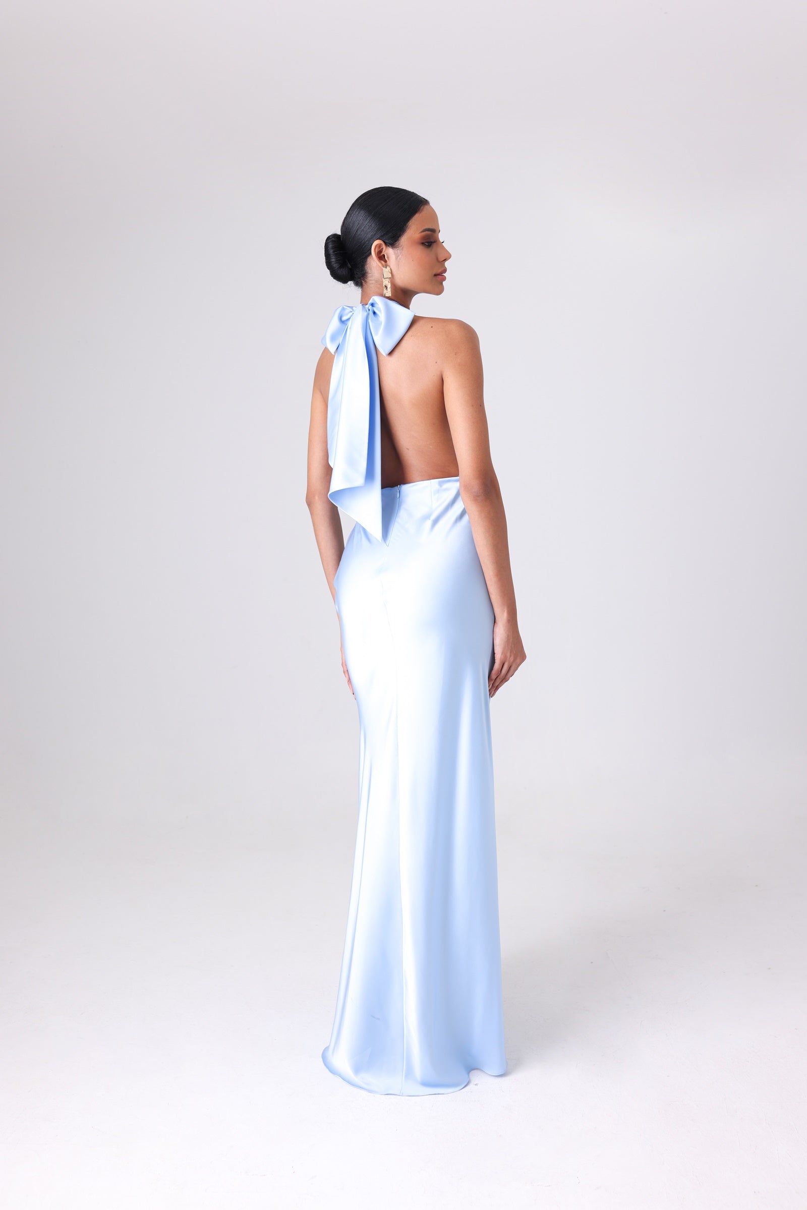 Maxi Vestido Azulejo Celeste