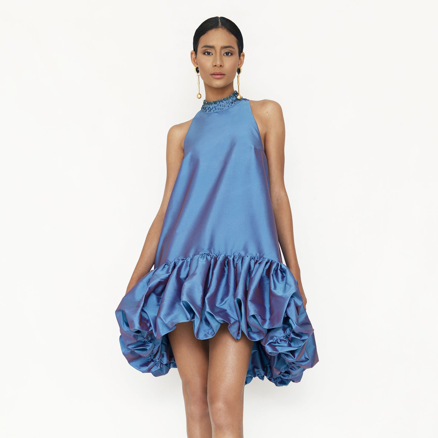 Midi Vestido Bibi Azul