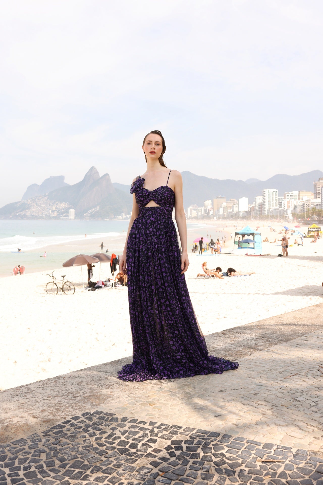 Maxi Vestido Gardenia Uva