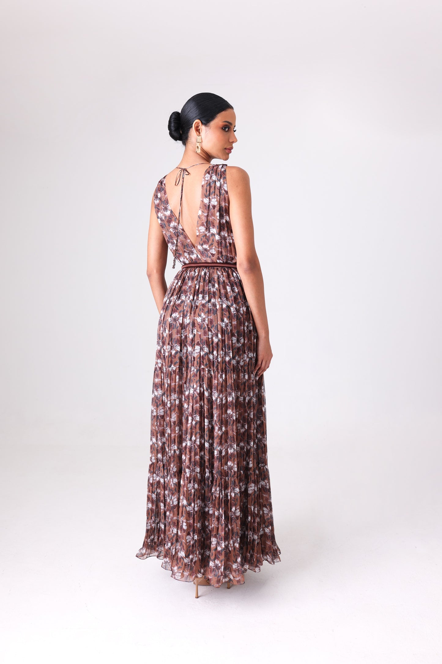 Vestido Gia Café