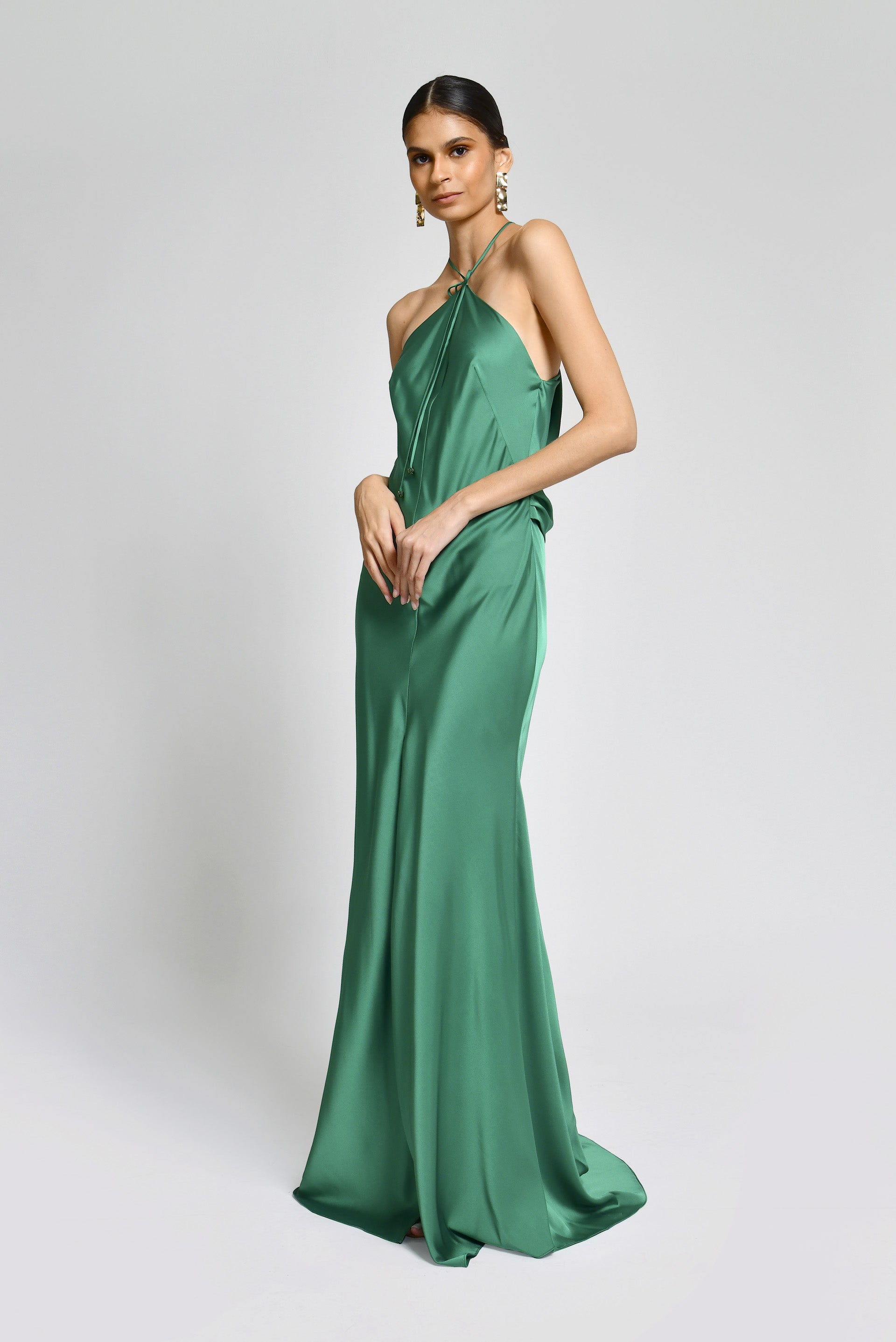Maxi Vestido Giselle Verde MAXI VESTIDOS Malva CO