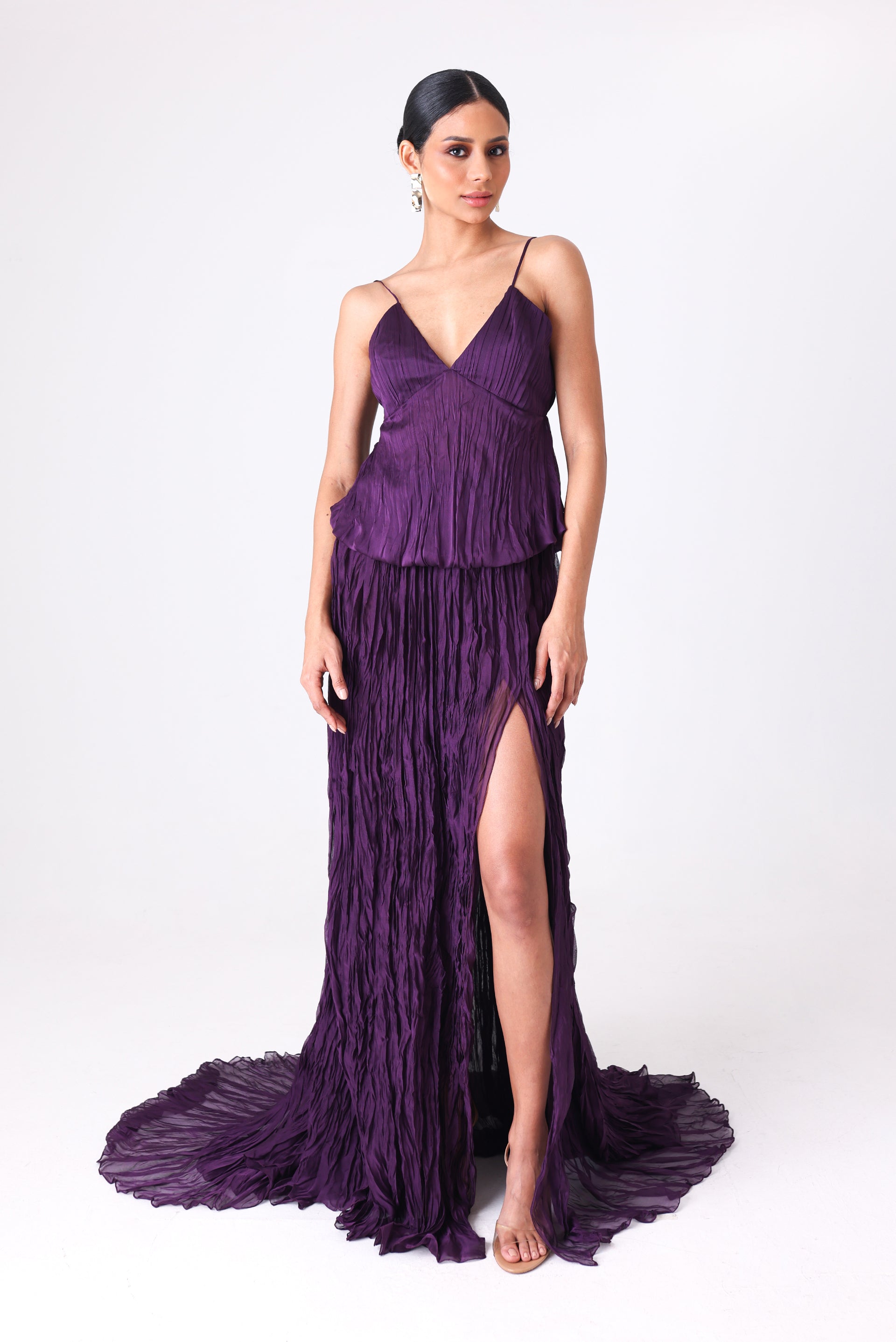 Maxi Vestido Mulata Uva