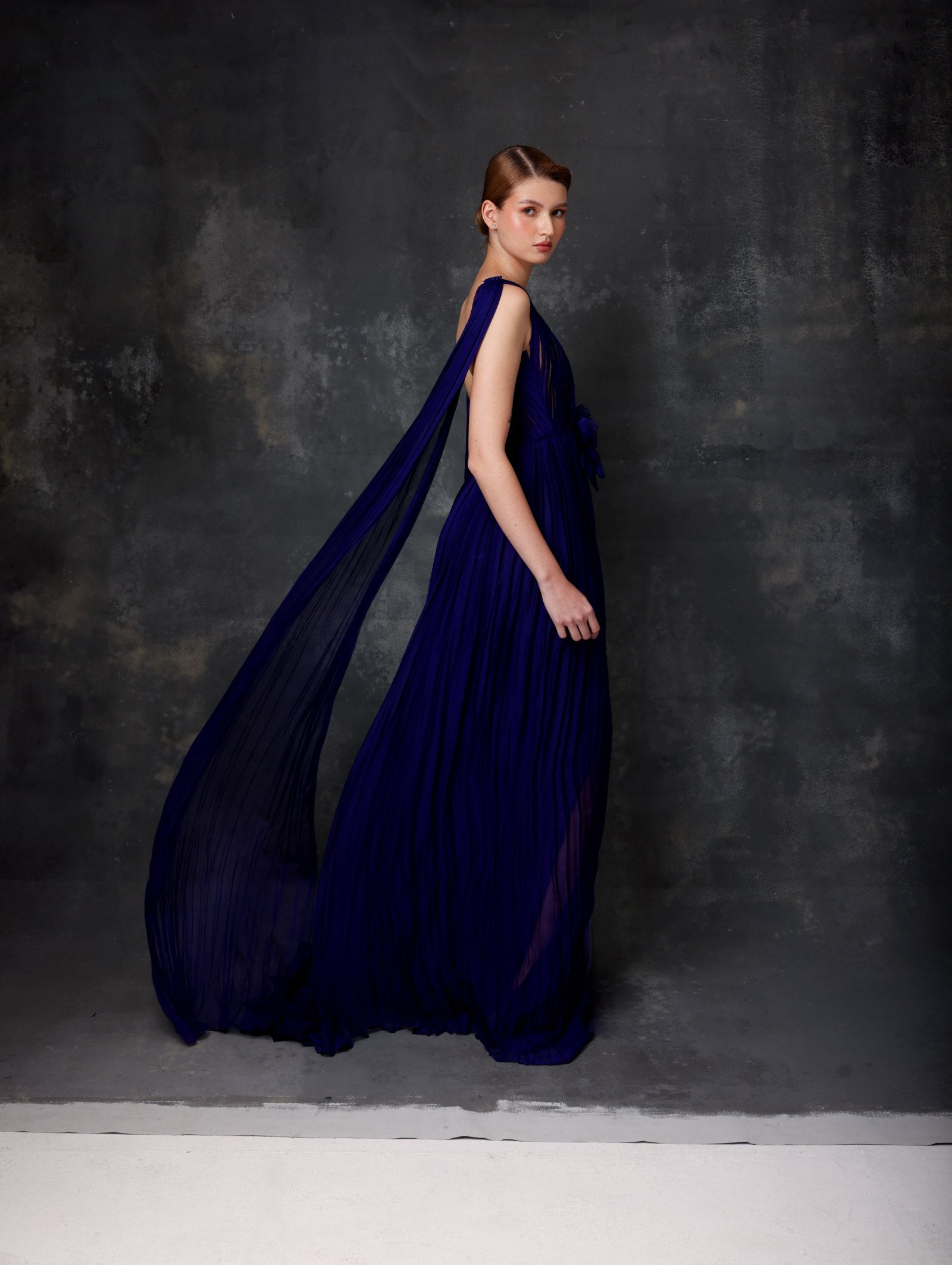 Maxi Vestido Narciso Azul