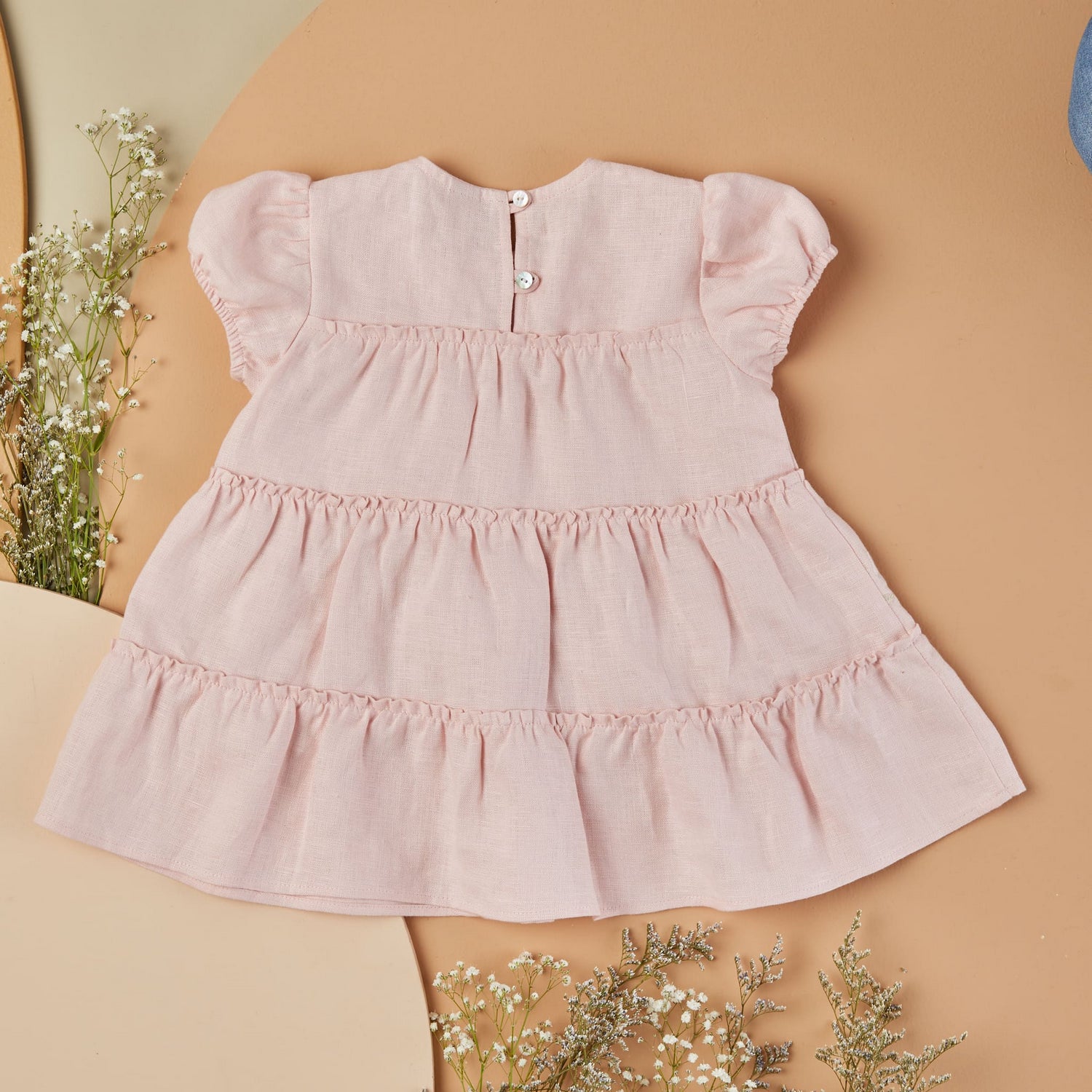 Vestido Amelia Lino Flores