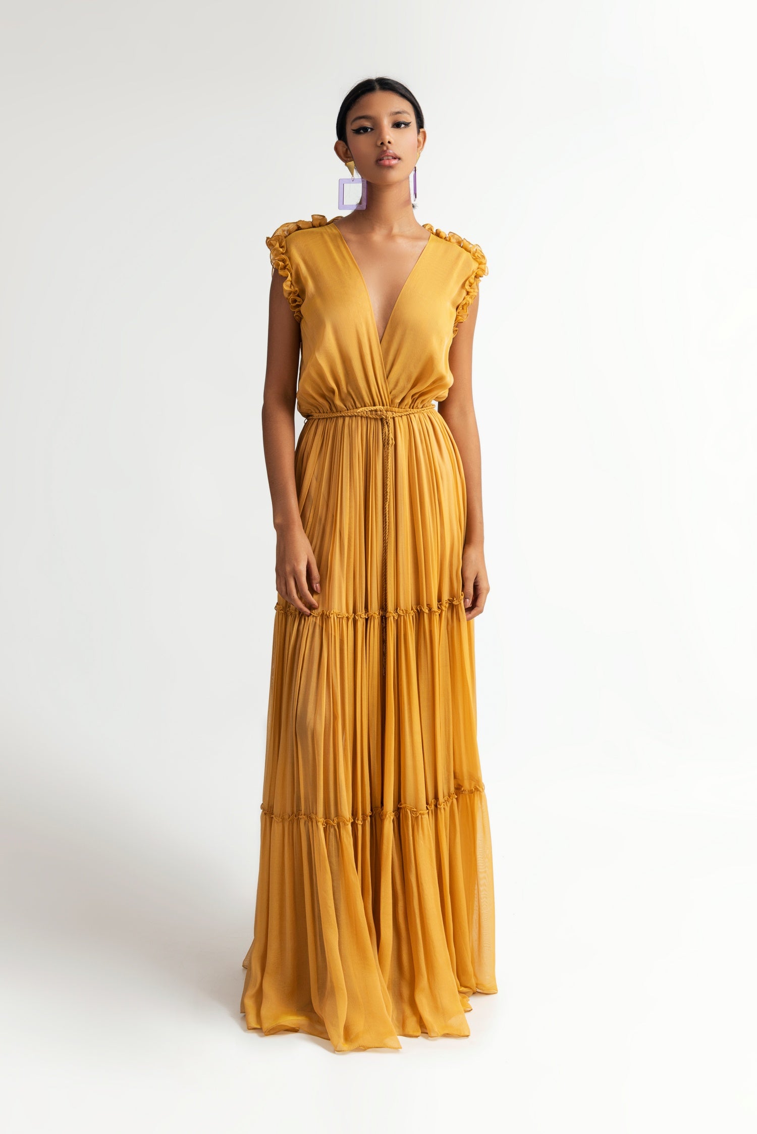 Maxi Vestido Bella Amarillo