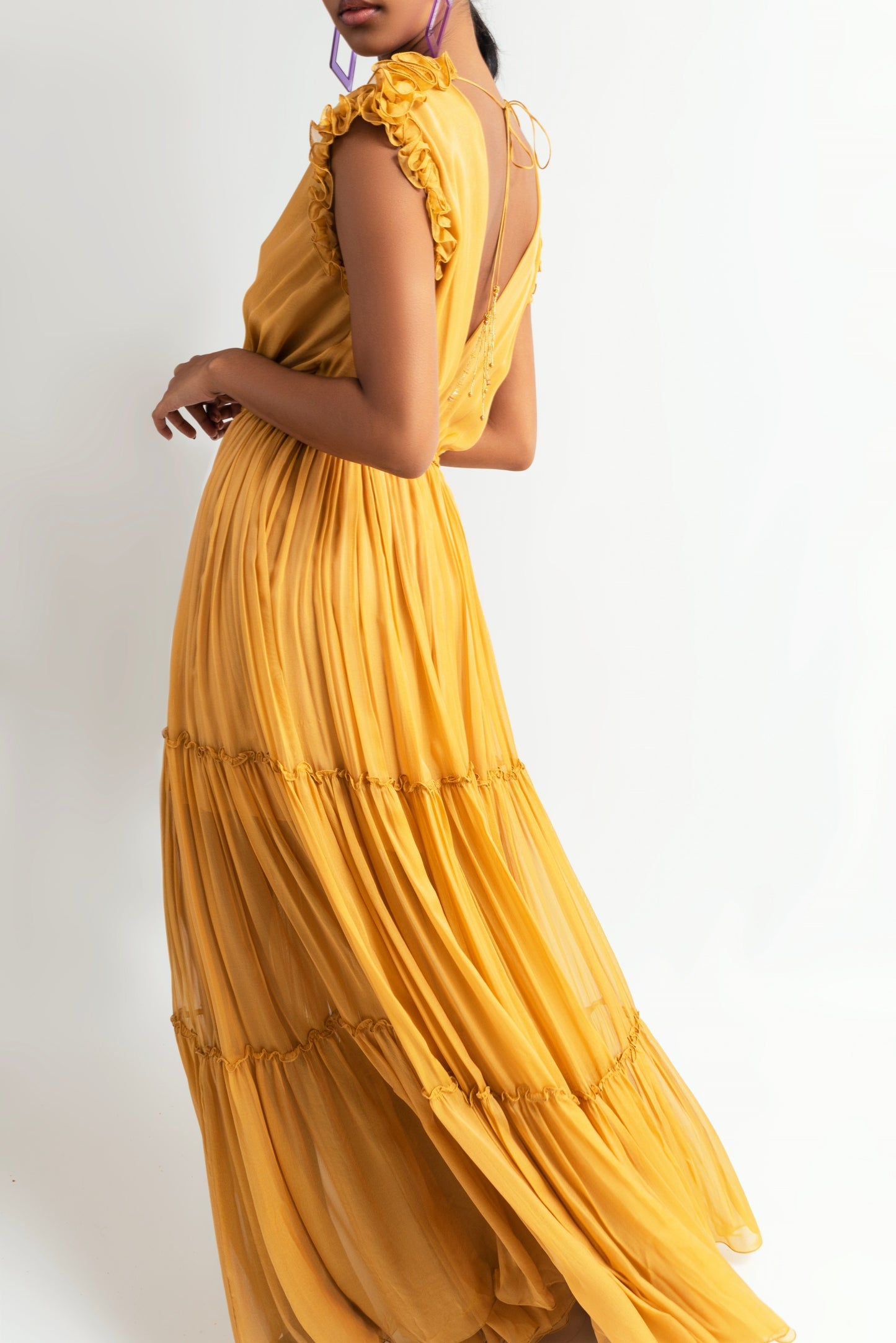 Maxi Vestido Bella Amarillo