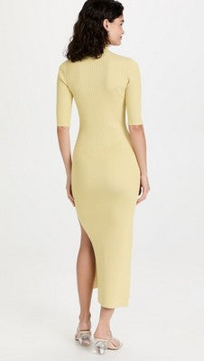 Vestido Midi Joanna Rib Cut Out
