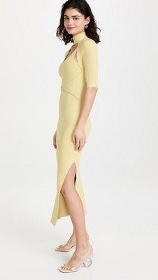 Vestido Midi Joanna Rib Cut Out