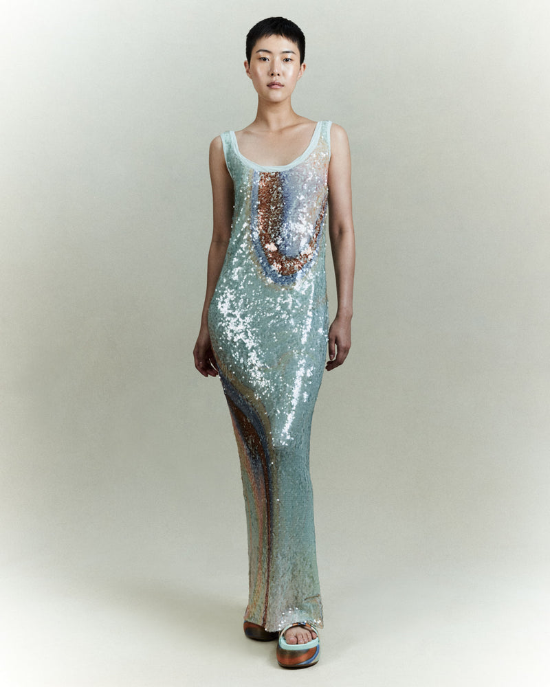 Midi Vestido Serene Marble