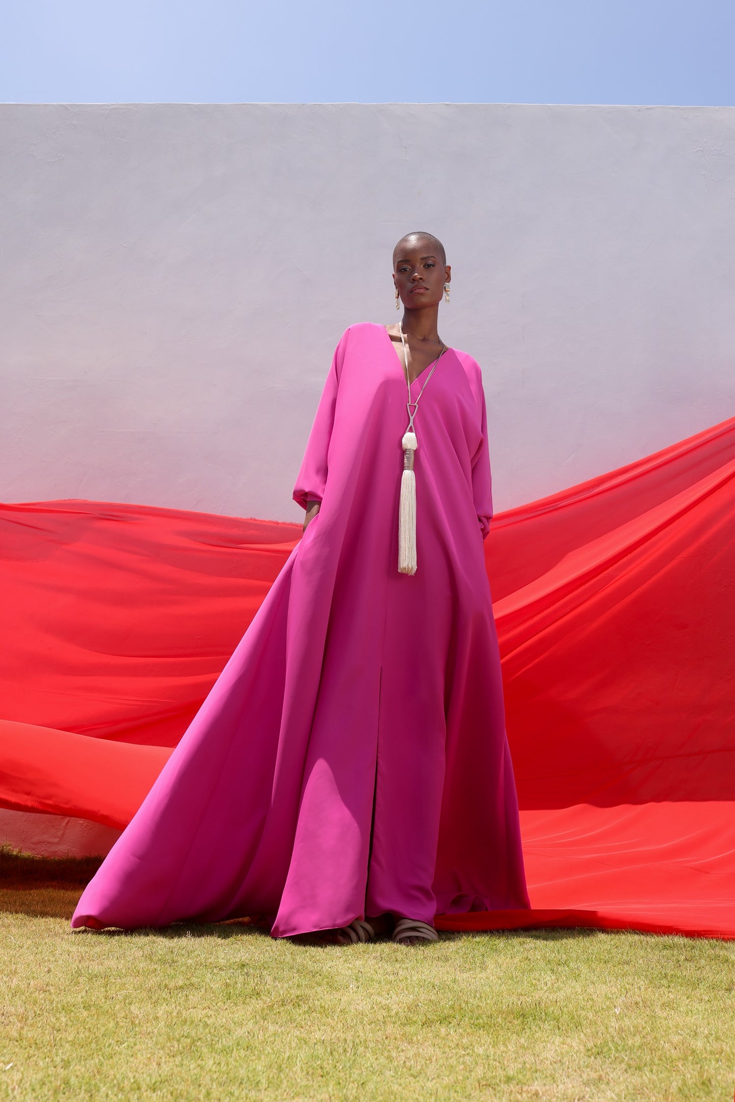 Maxi Vestido Torcaza Rosado