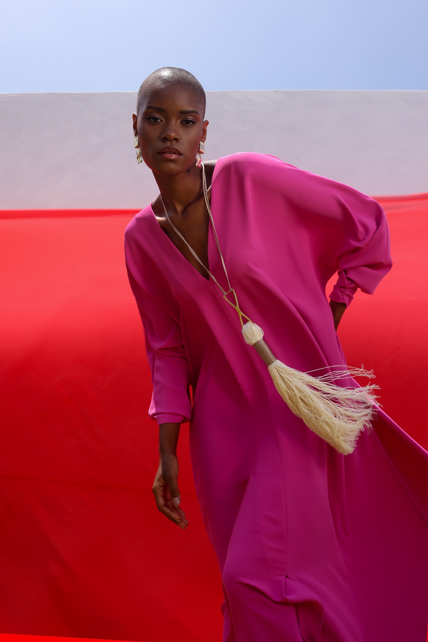 Maxi Vestido Torcaza Rosado