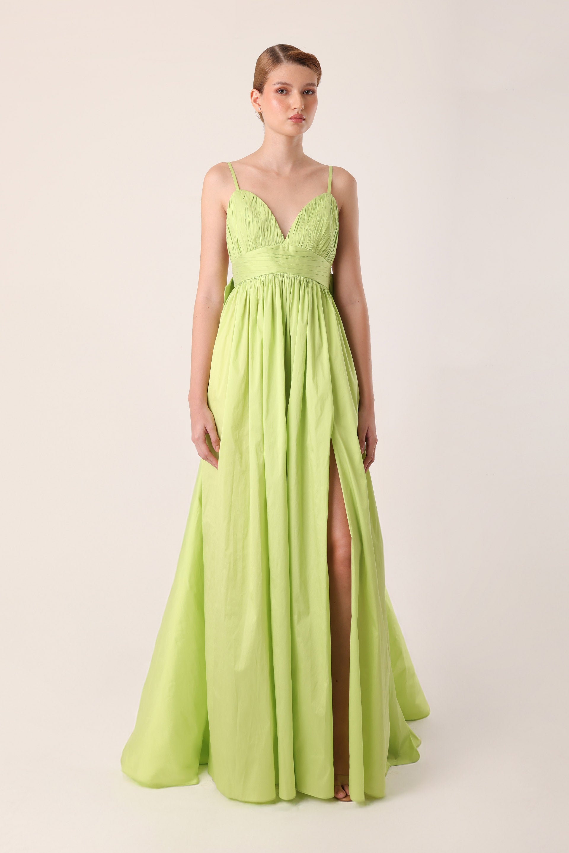 Maxi Vestido Fuchsia Pistacho