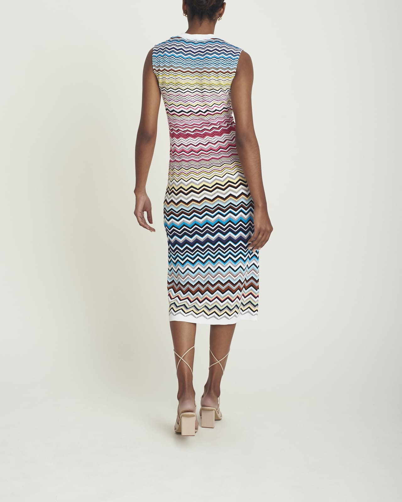 Vestido Long Degrade Zigzag