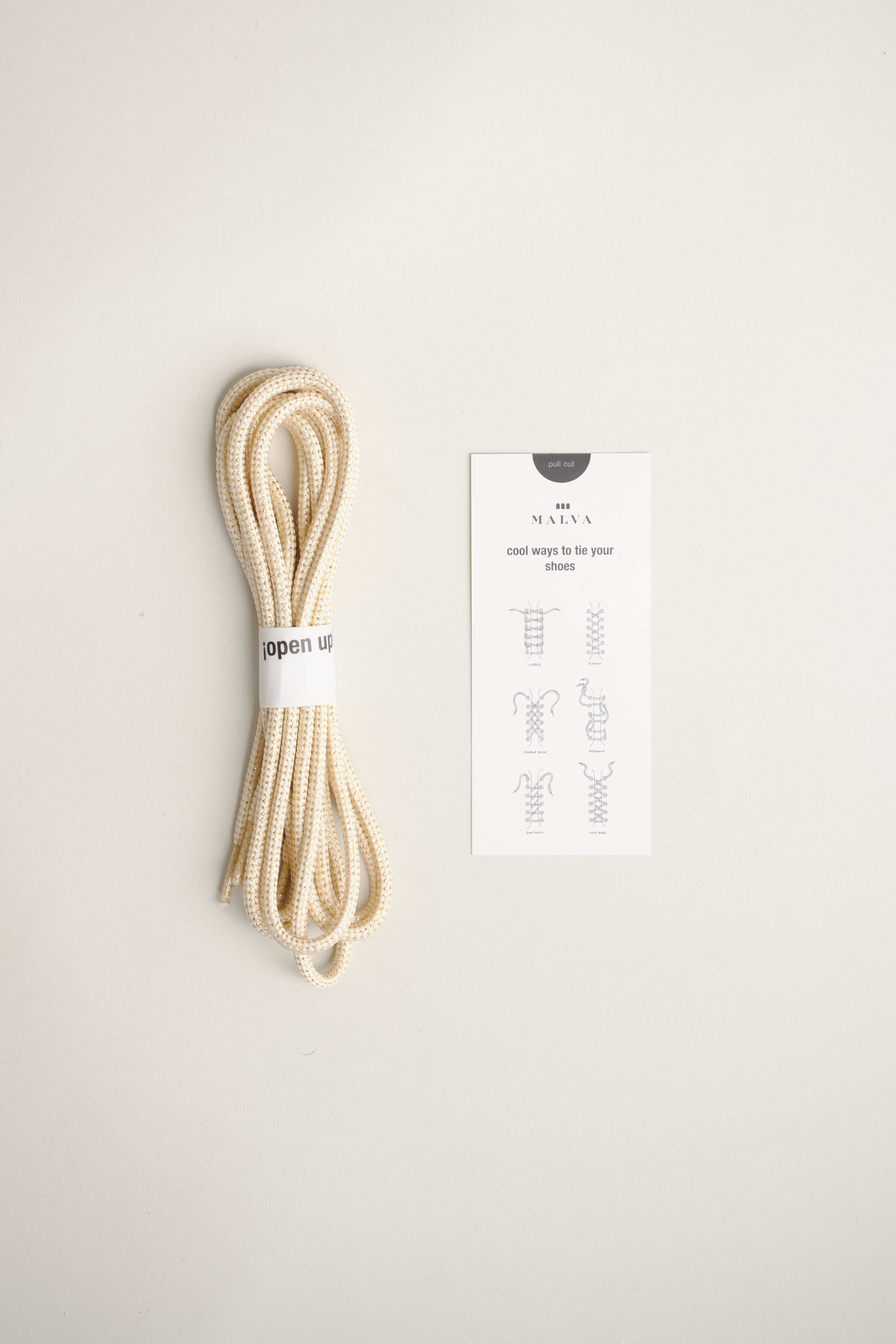 Cordón Monaco Chispiado Blanco