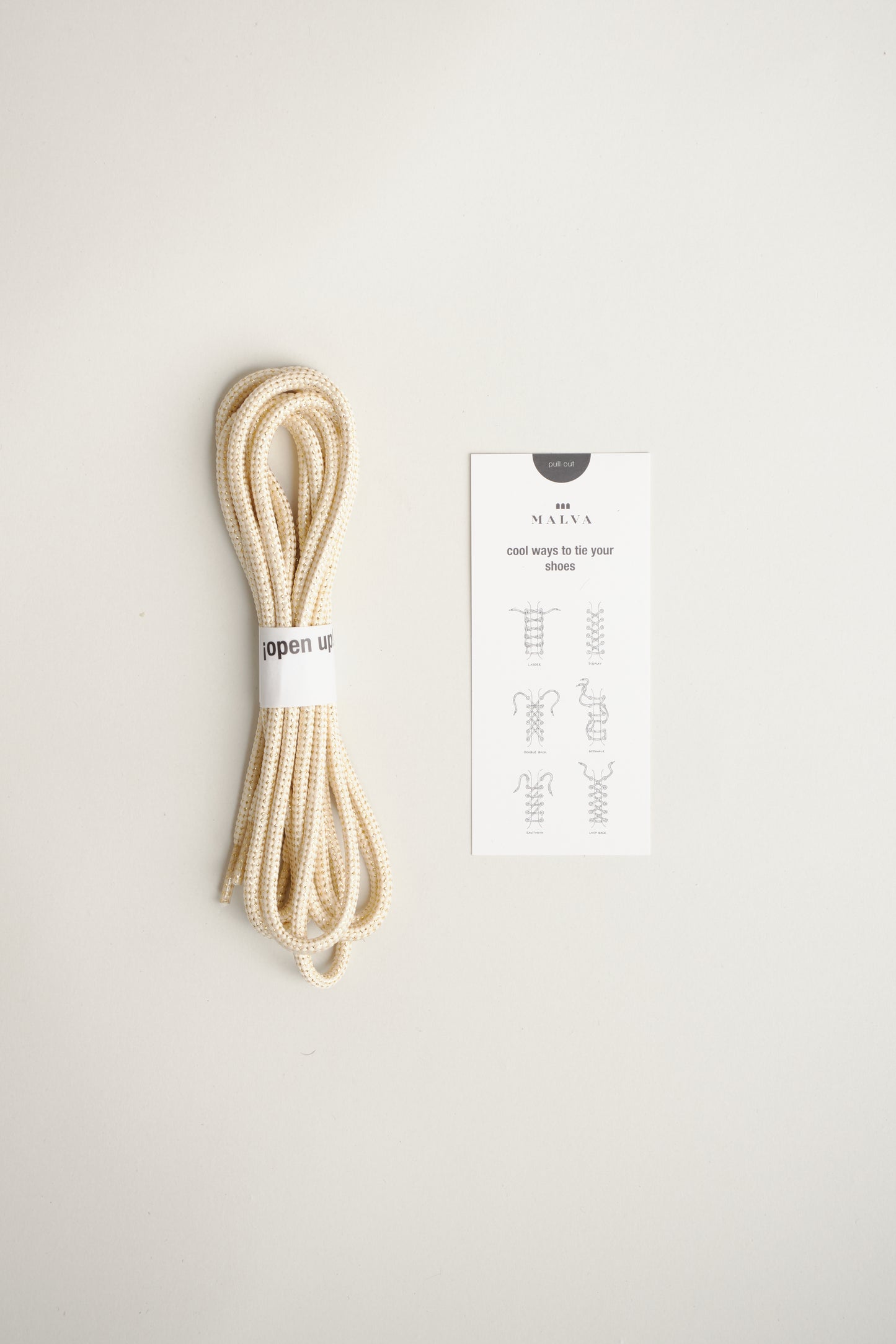 Cordón Monaco Chispiado Blanco