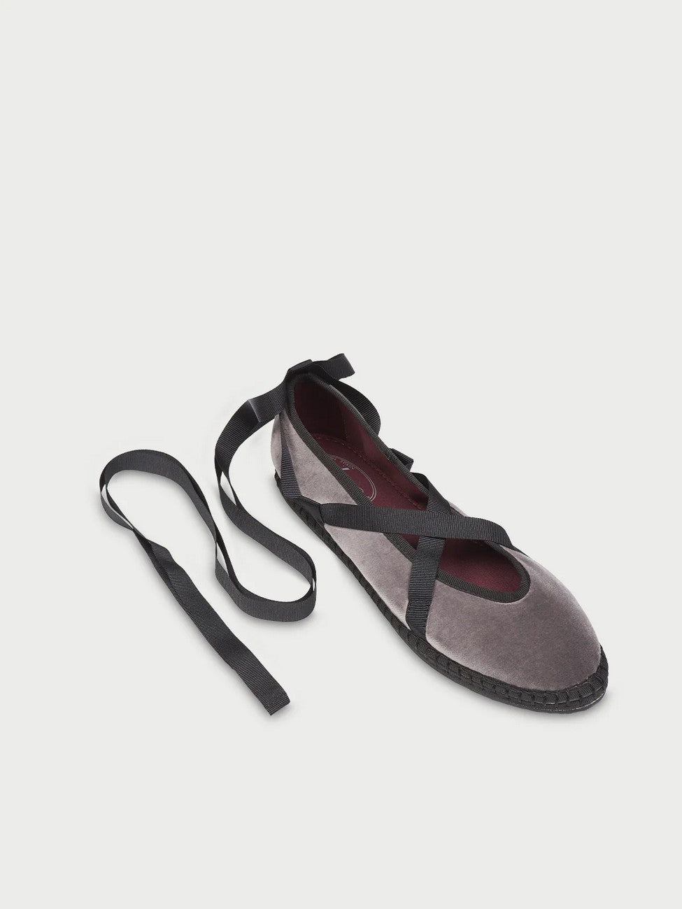Baleta Lazos Velvet Grey