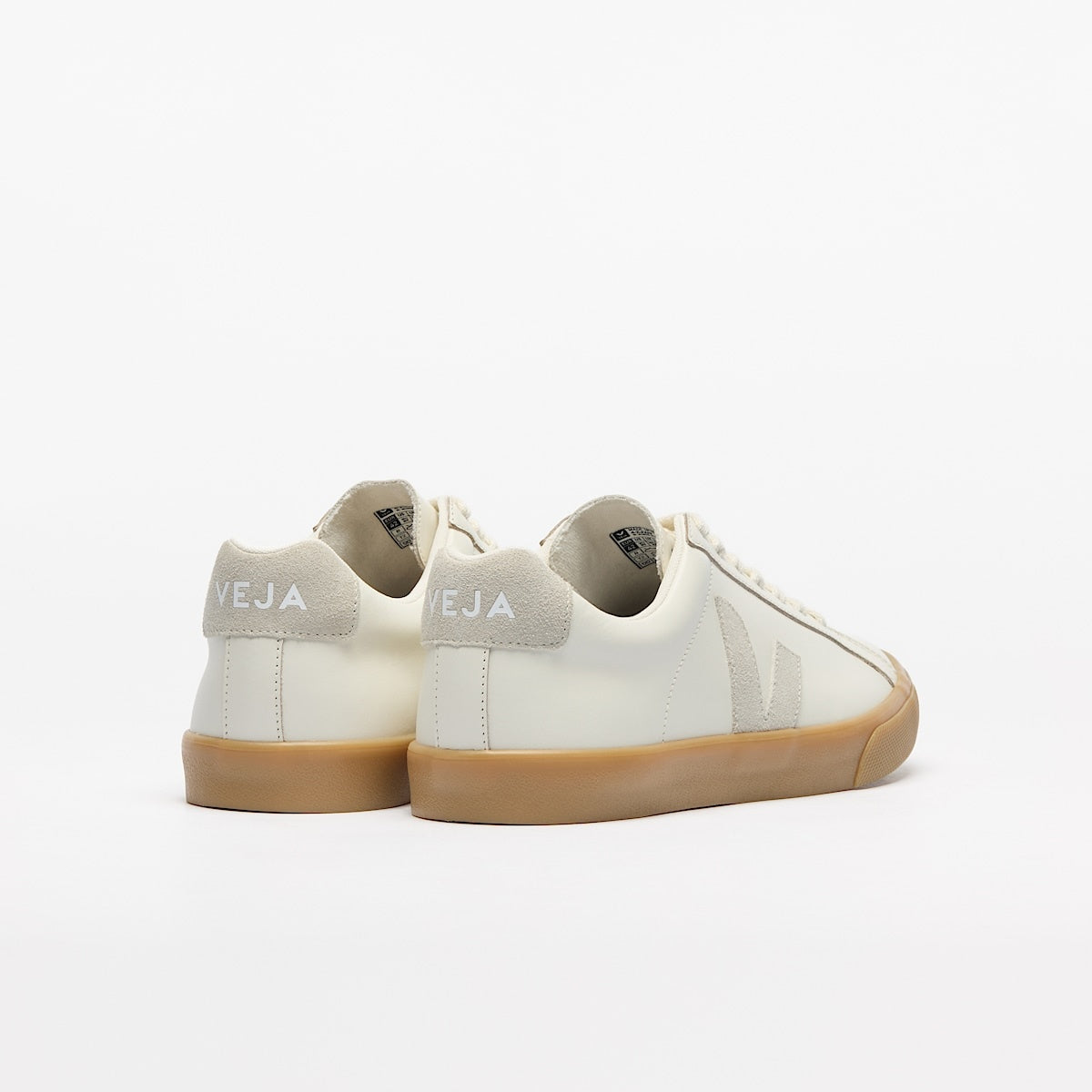 Tenis Veja De Mujer Esplar Logo Leather Pure  Natural