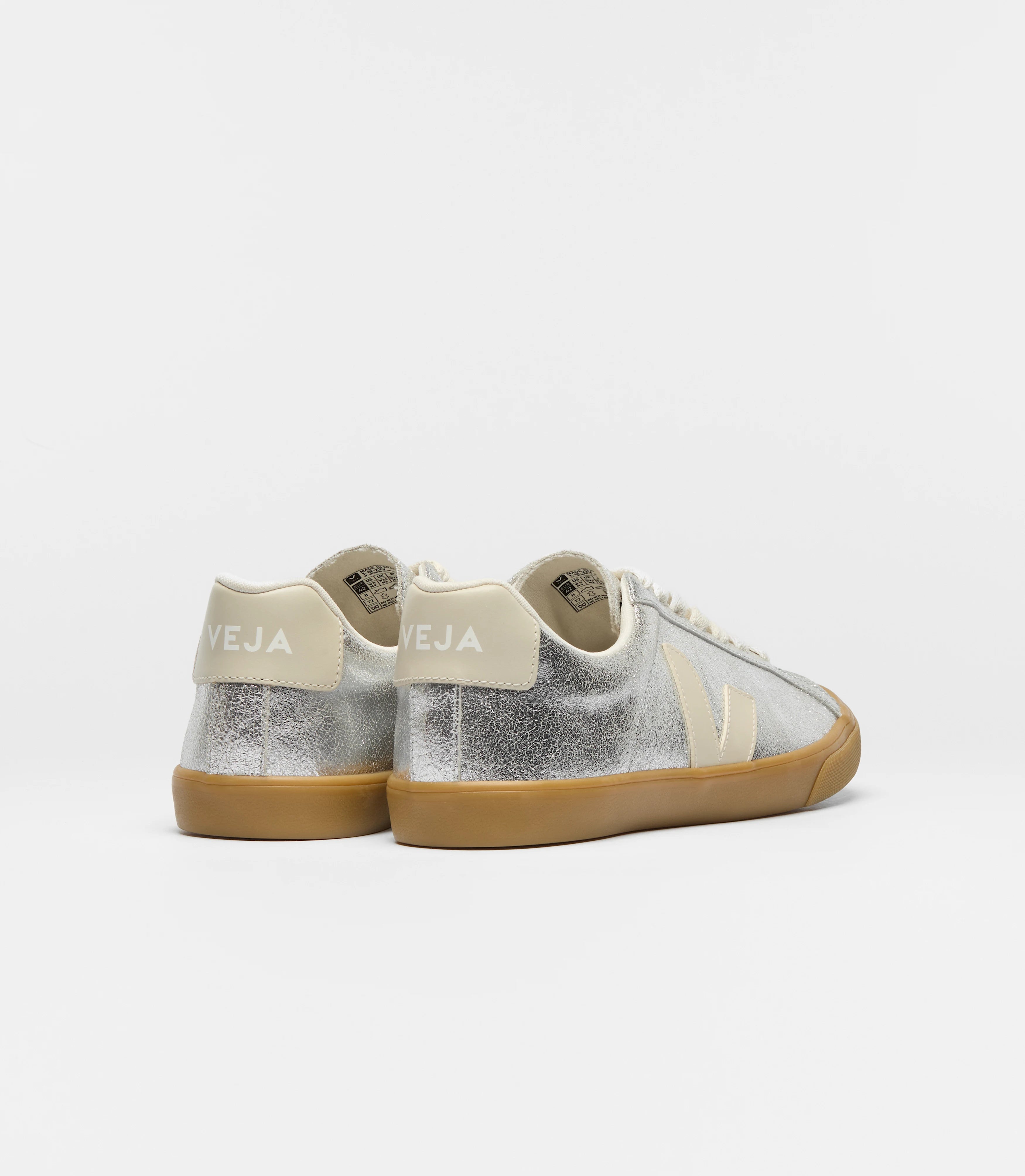 Tenis Veja De Mujer Esplar Suede Silver Pierre Natural
