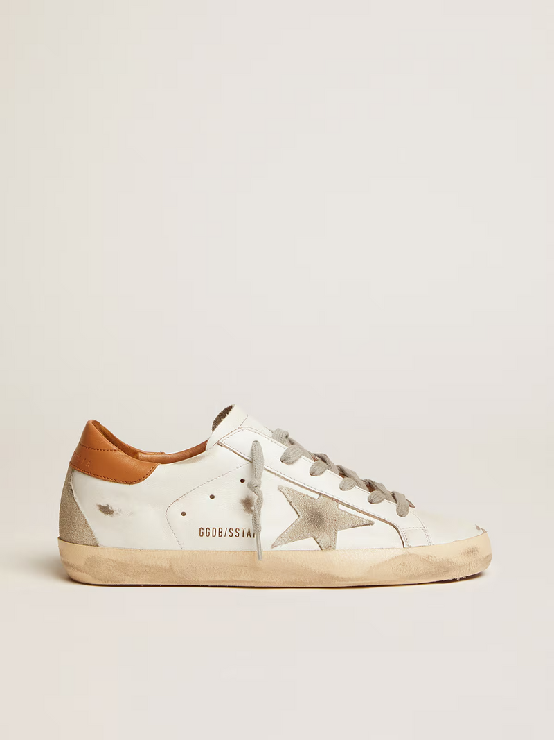Tenis Golden Goose Super Star Leather Star Heel Hombre