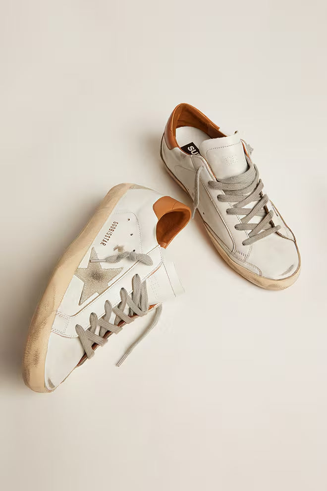 Tenis Golden Goose Super Star Leather Star Heel Hombre