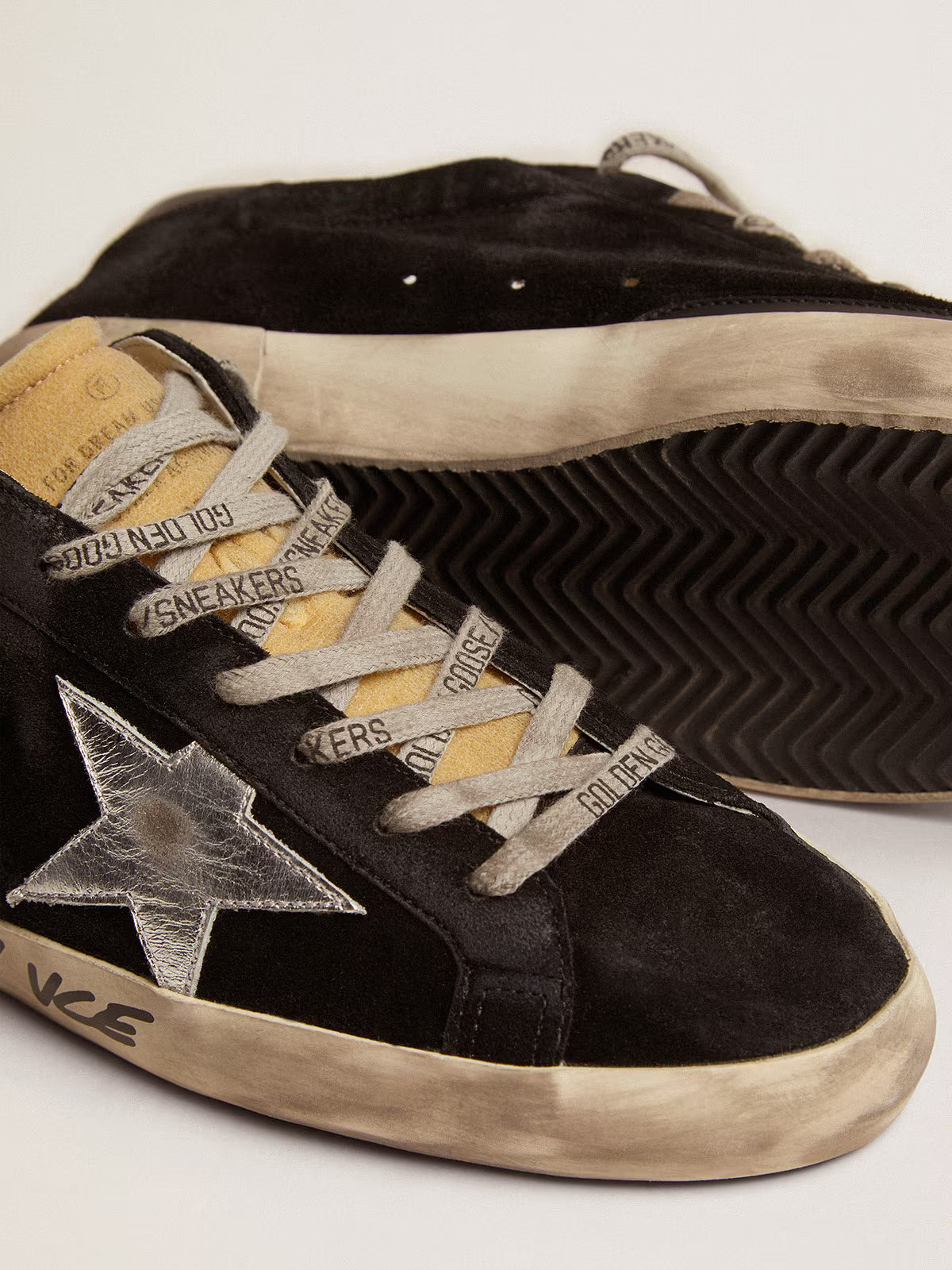 Tenis Golden Goose Super Star Signature Foxing Suede Hombre