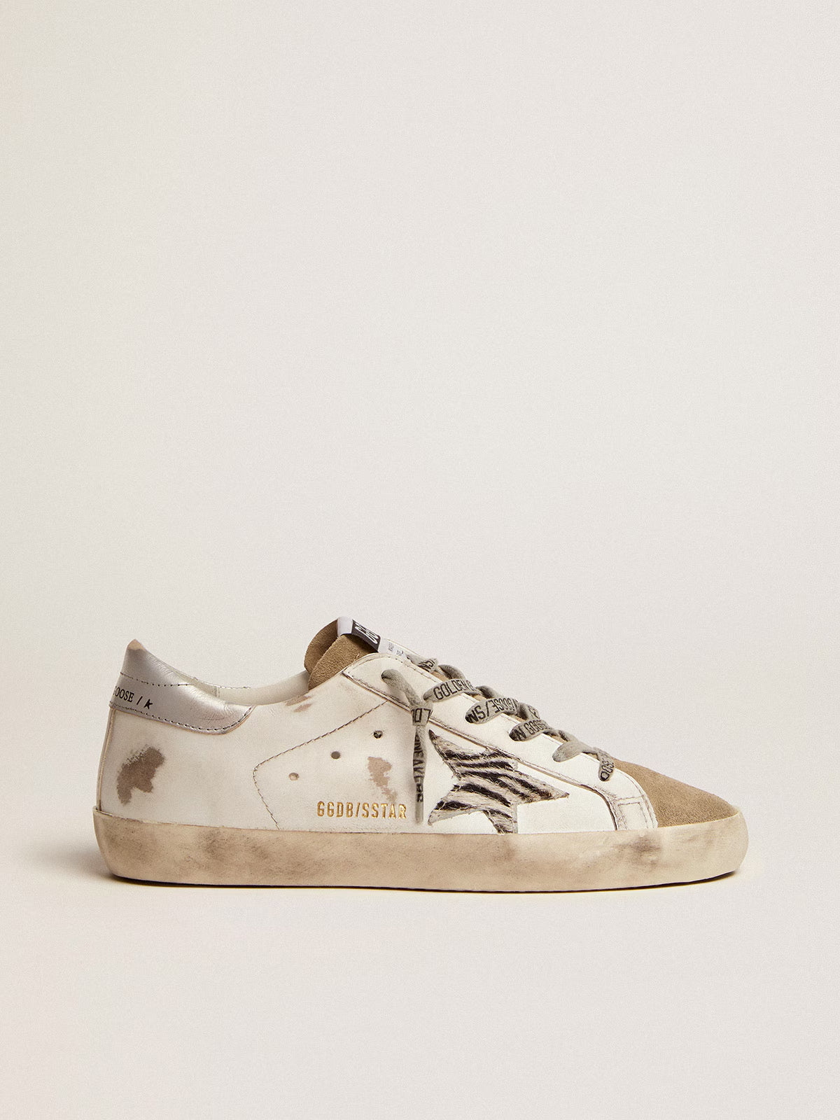 Tenis Golden Goose Super Star Leather Zebra Horsy Mujer