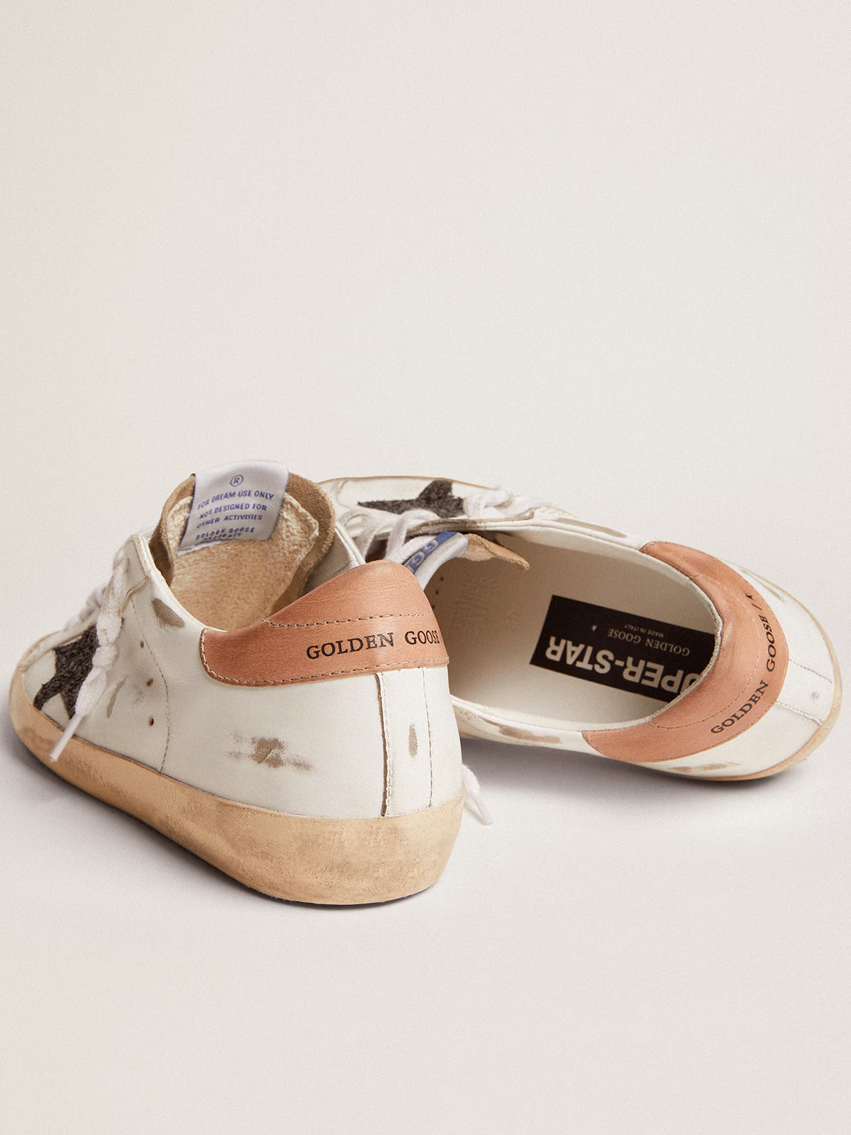Tenis Golden Goose Super Star Leather Glitter Mujer