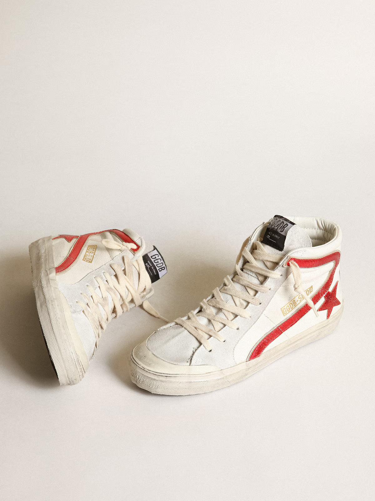 Tenis Golden Goose Slide Penstar Nappa Vintage Mujer