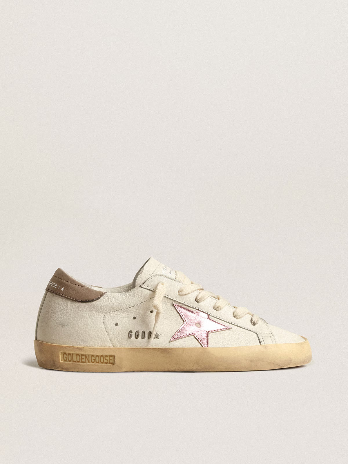 Tenis Golde Goose Super Star Nappa Metal Lettering Mujer