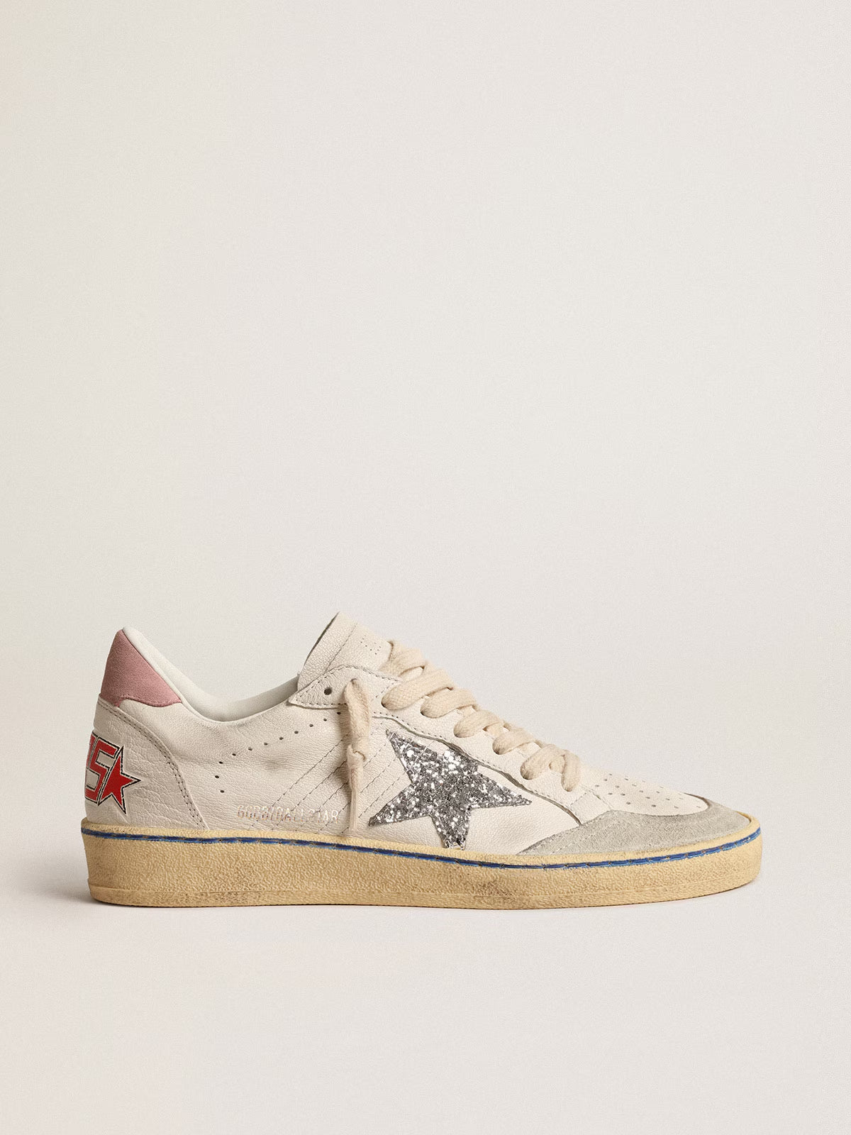 Tenis Golden Goose Ballstar Nappa Glitter Star Mujer GOLDEN GOOSE TENIS Malva CO